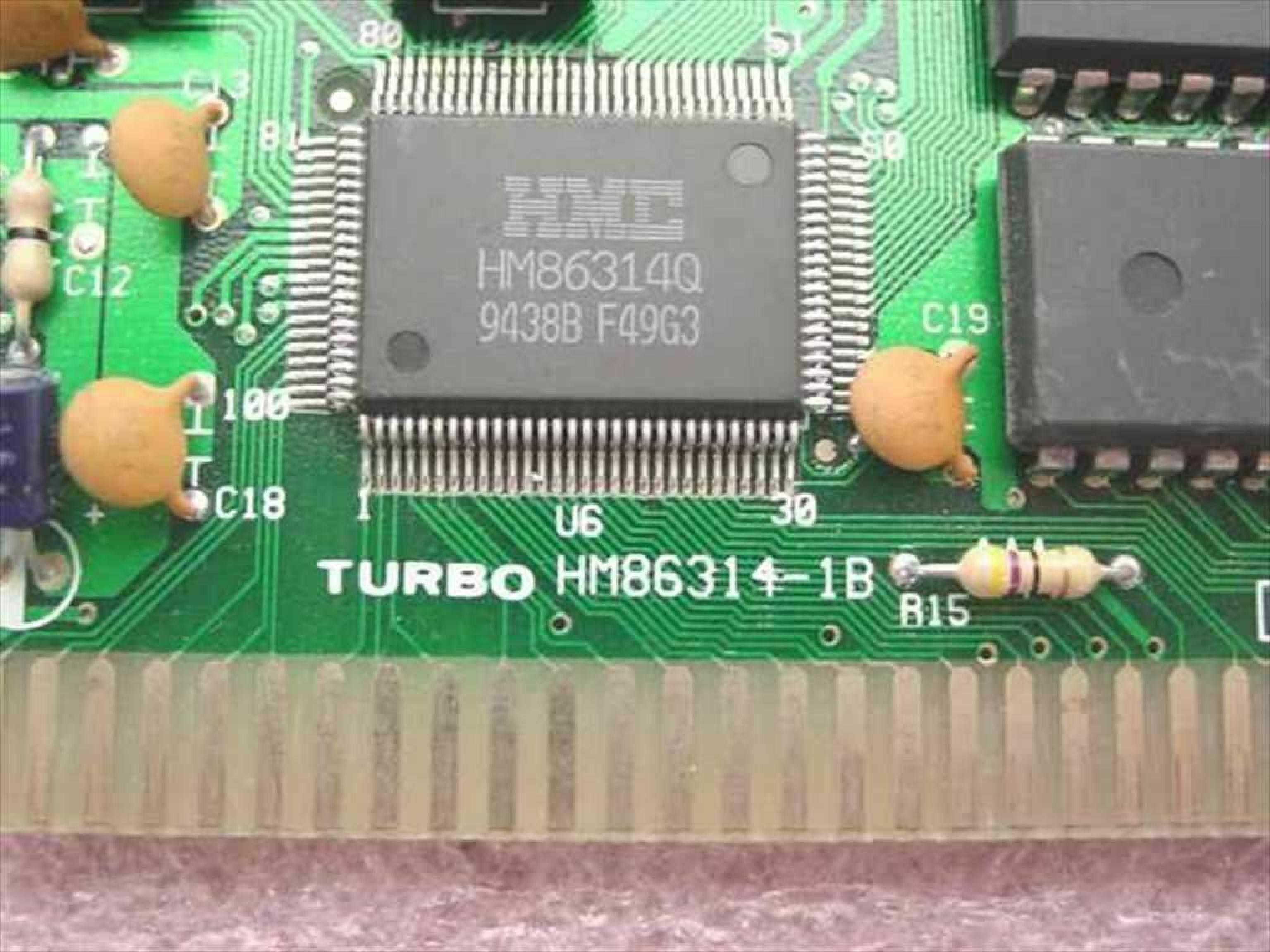 HMC / TURBO HM86314-1B ISA VIDEO CARD WITH VGA OUTPUT 16BIT HM86314Q