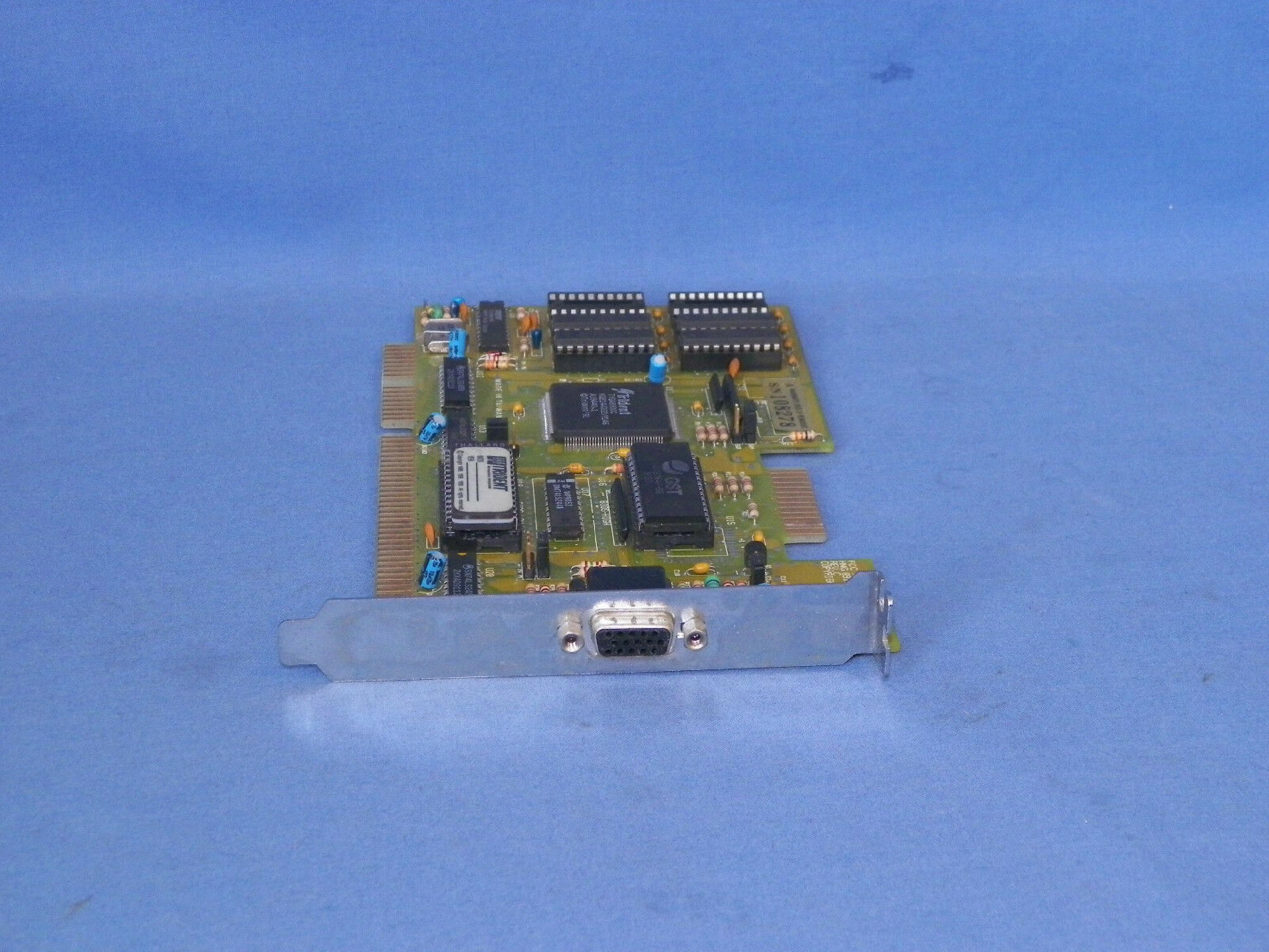 TRIDENT MICROSYSTEMS 8916CX248 ISA VIDEO CARD WITH VGA OUTPUT