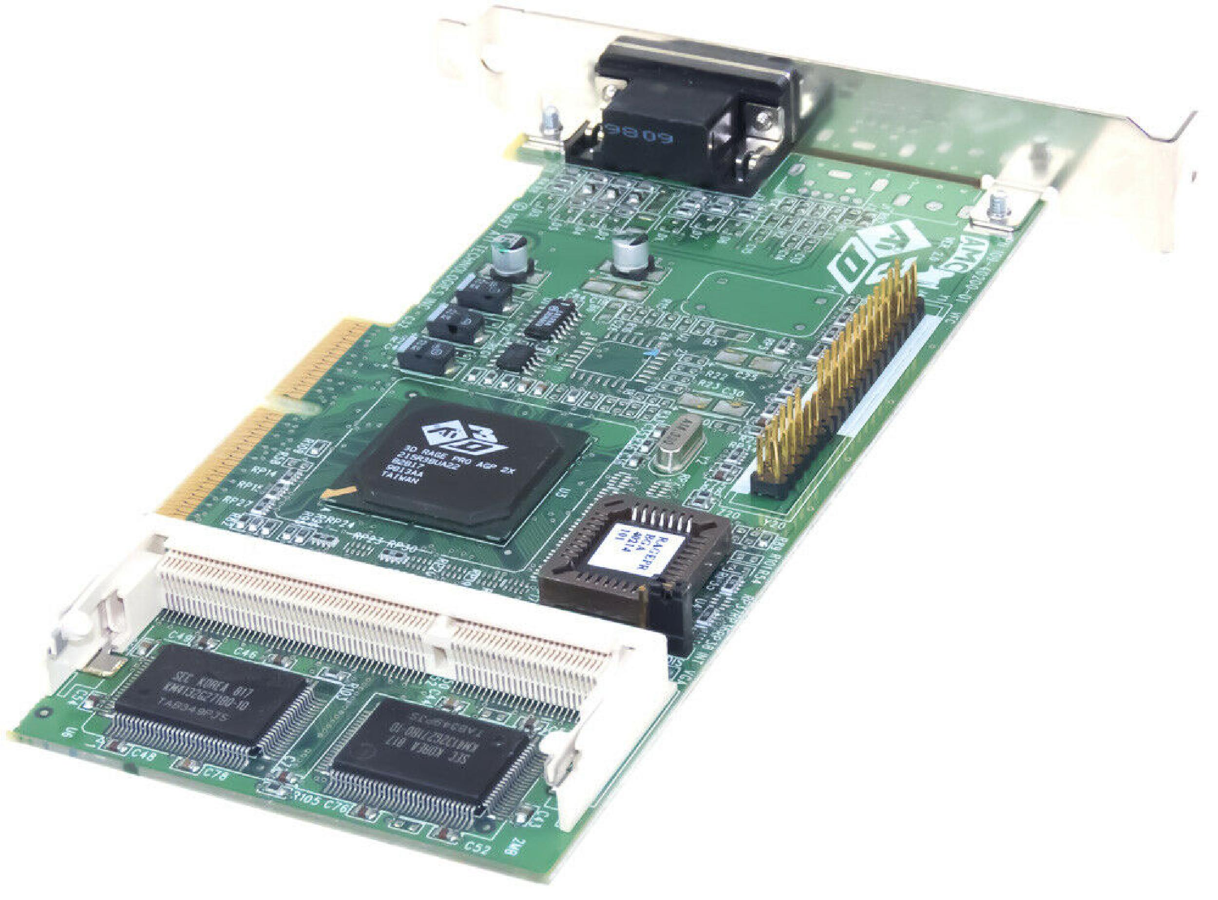 ATI 109-40200-01 4MB AGP VIDEO CARD WITH VGA S-VIDEO AND COMP OUT OUTPUTS