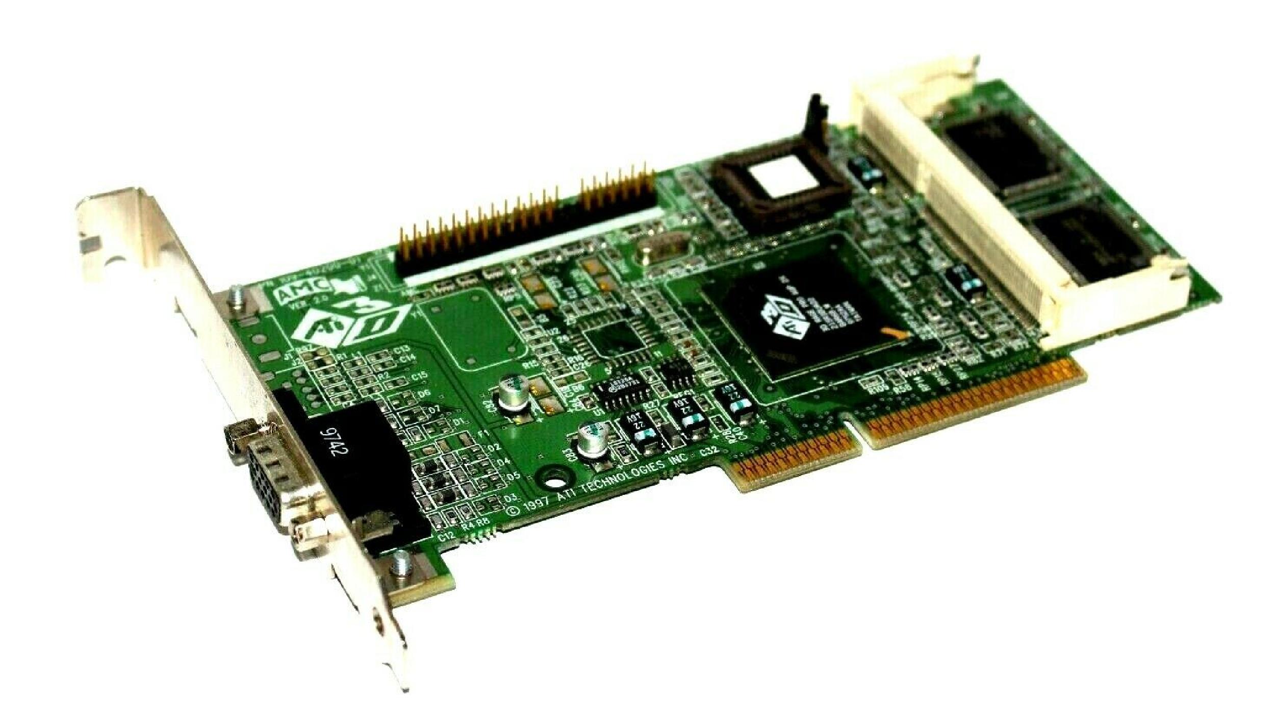 ATI 109-40200-01 4MB AGP VIDEO CARD WITH VGA S-VIDEO AND COMP OUT OUTPUTS