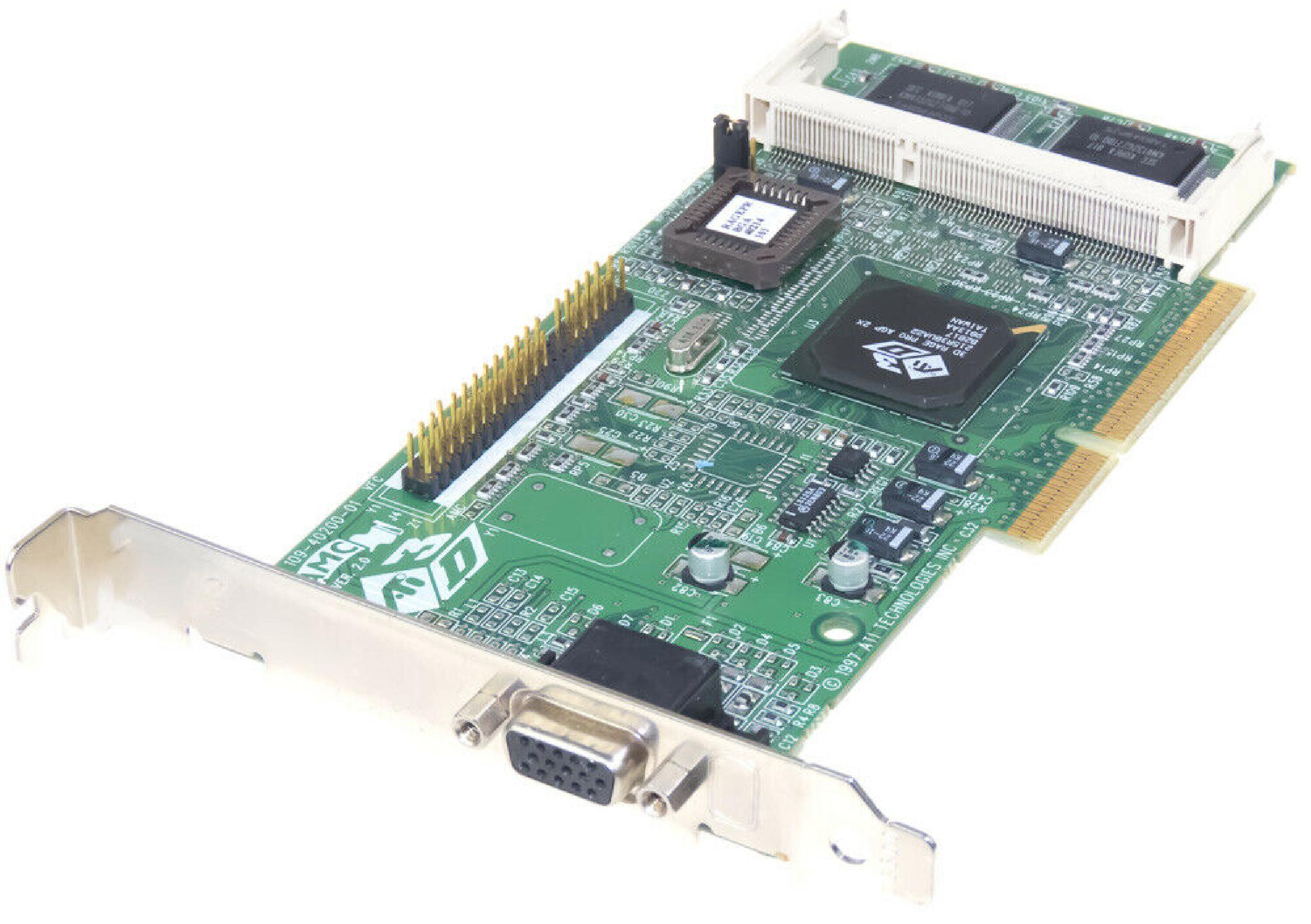 ATI 109-40200-01 4MB AGP VIDEO CARD WITH VGA S-VIDEO AND COMP OUT OUTPUTS