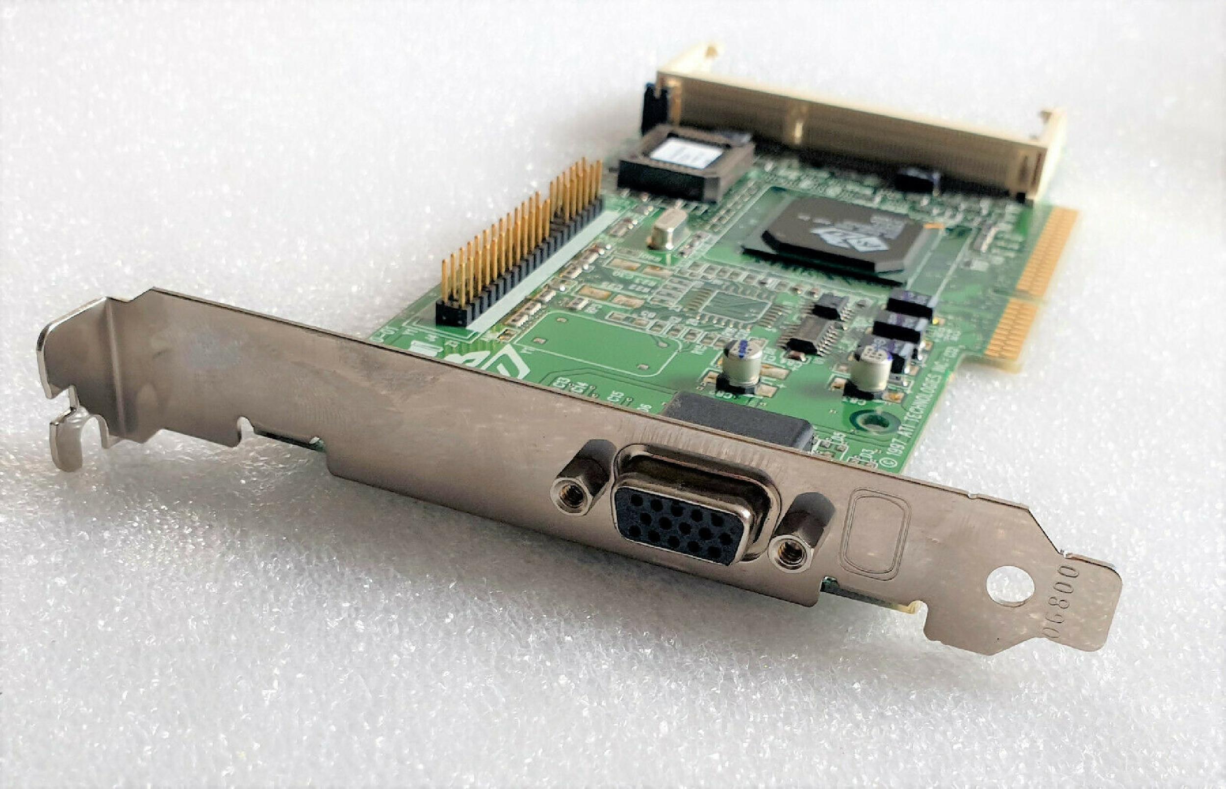 ATI 109-40200-01 4MB AGP VIDEO CARD WITH VGA S-VIDEO AND COMP OUT OUTPUTS