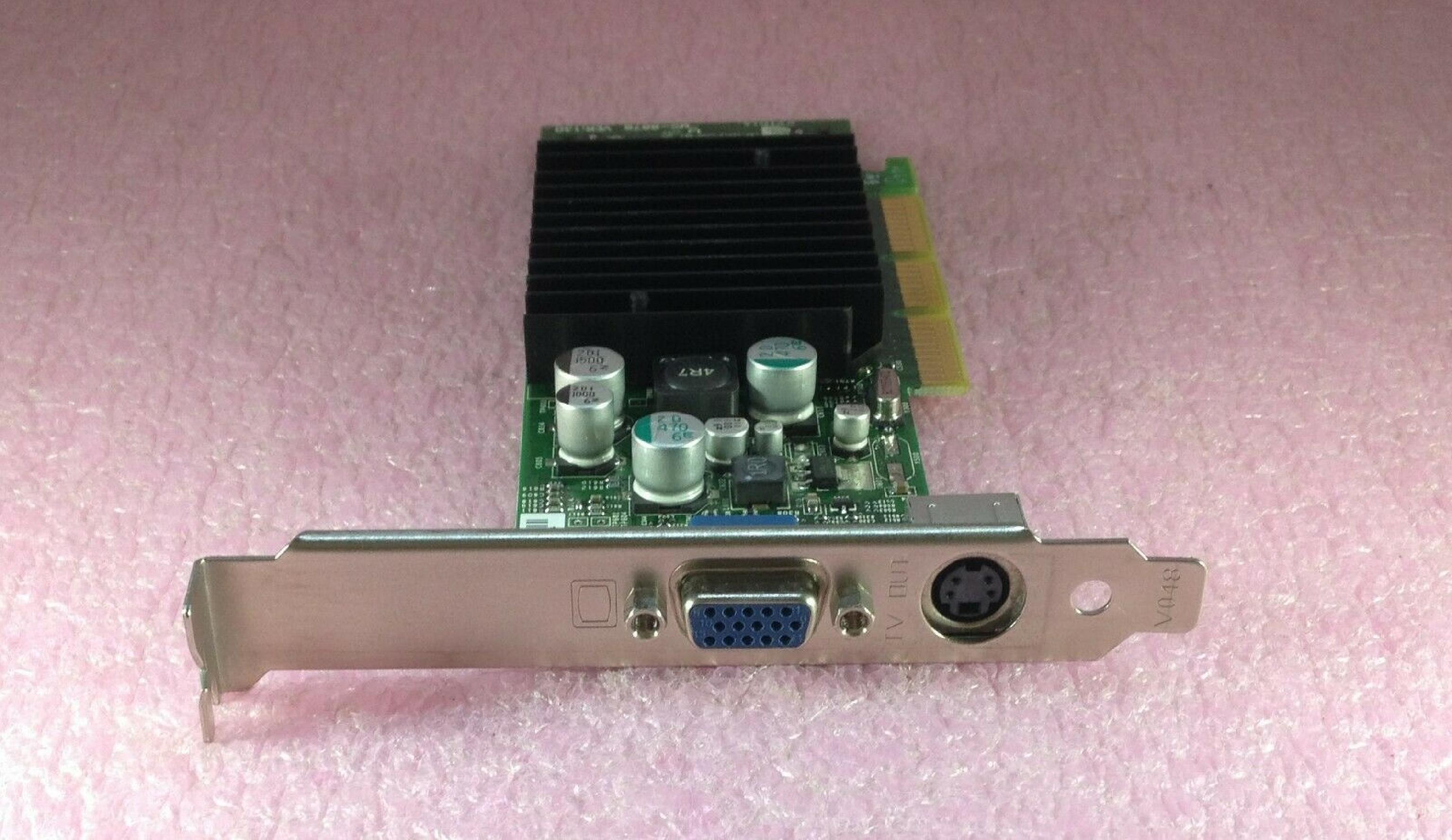 NVIDIA 05H175 64MB AGP VIDEO CARD WITH VGA OUTPUT AND SVIDEO OUTPUTS