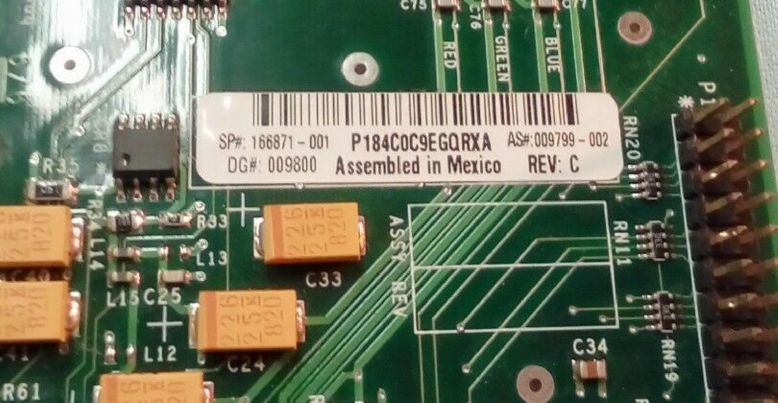 ATI 009799-002 4MB AGP VIDEO CARD WITH VGA OUTPUT