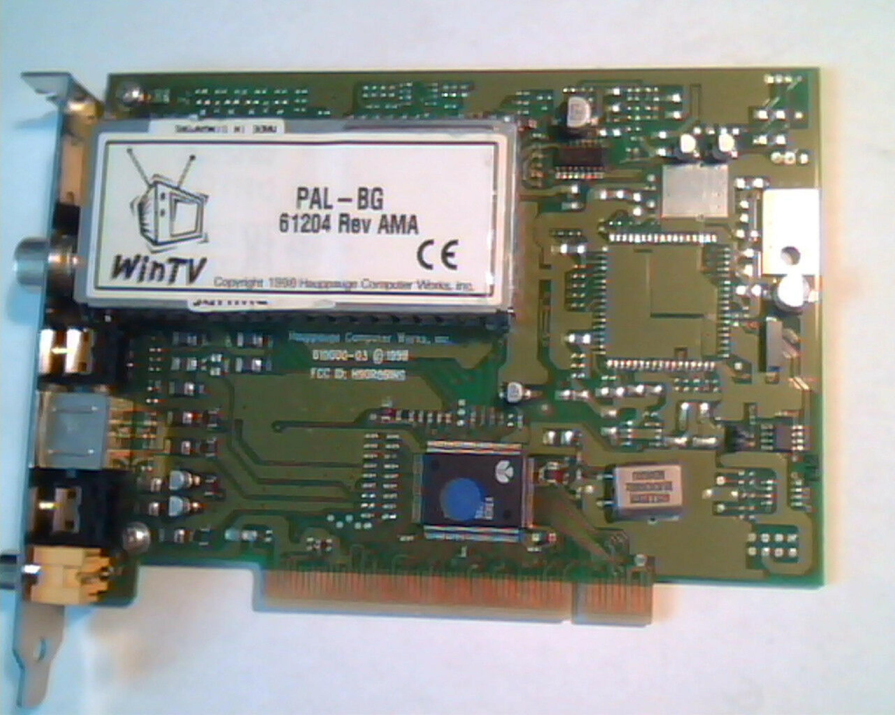 HAUPPAUGE 610000-03 PCI TV TUNER CARD