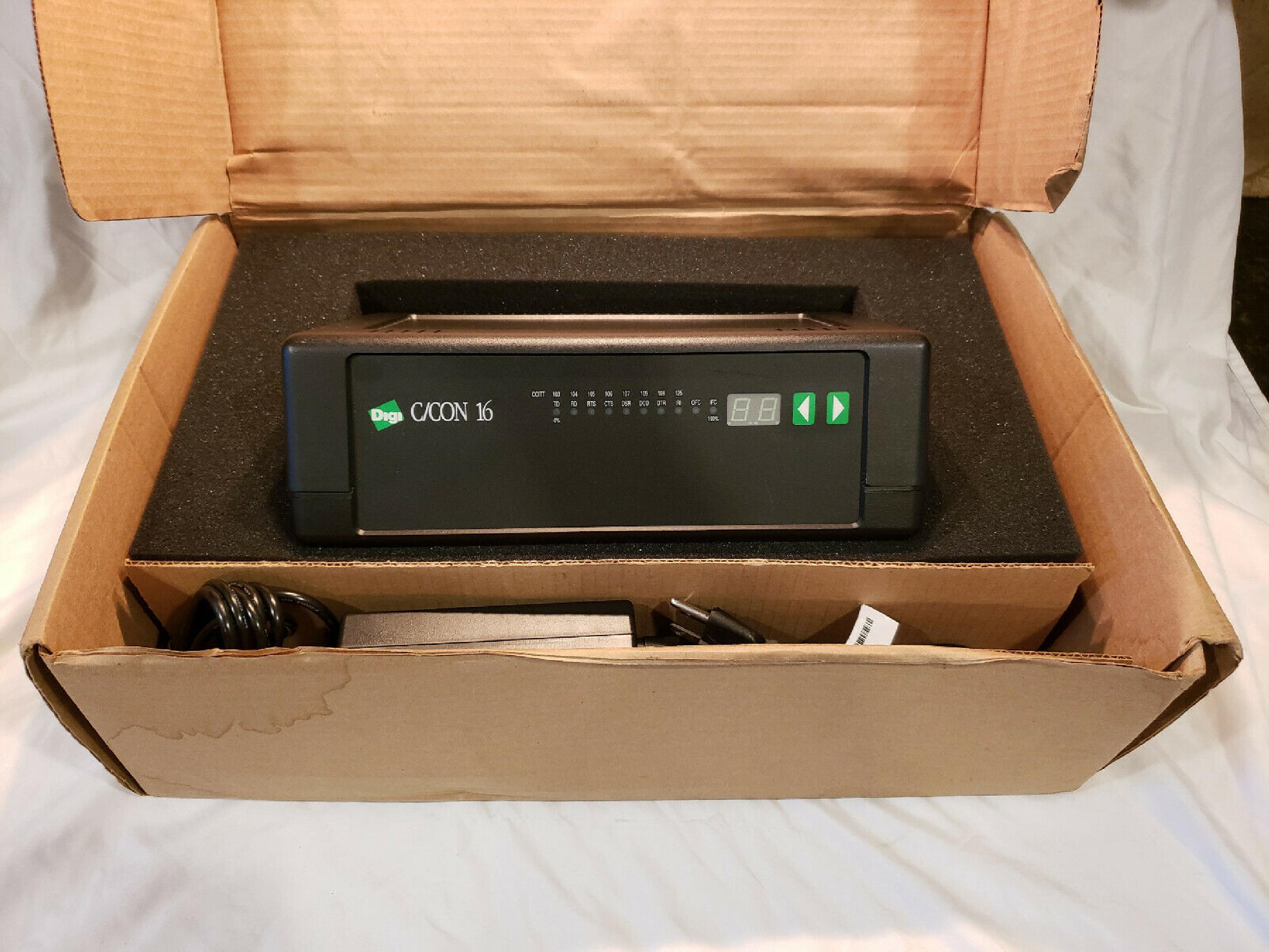 DIGI INTERNATIONAL 76000069 ACCELEPORT C/X 16PT I/O CON BOX DB25 WITHOUT POWER SUPPLY