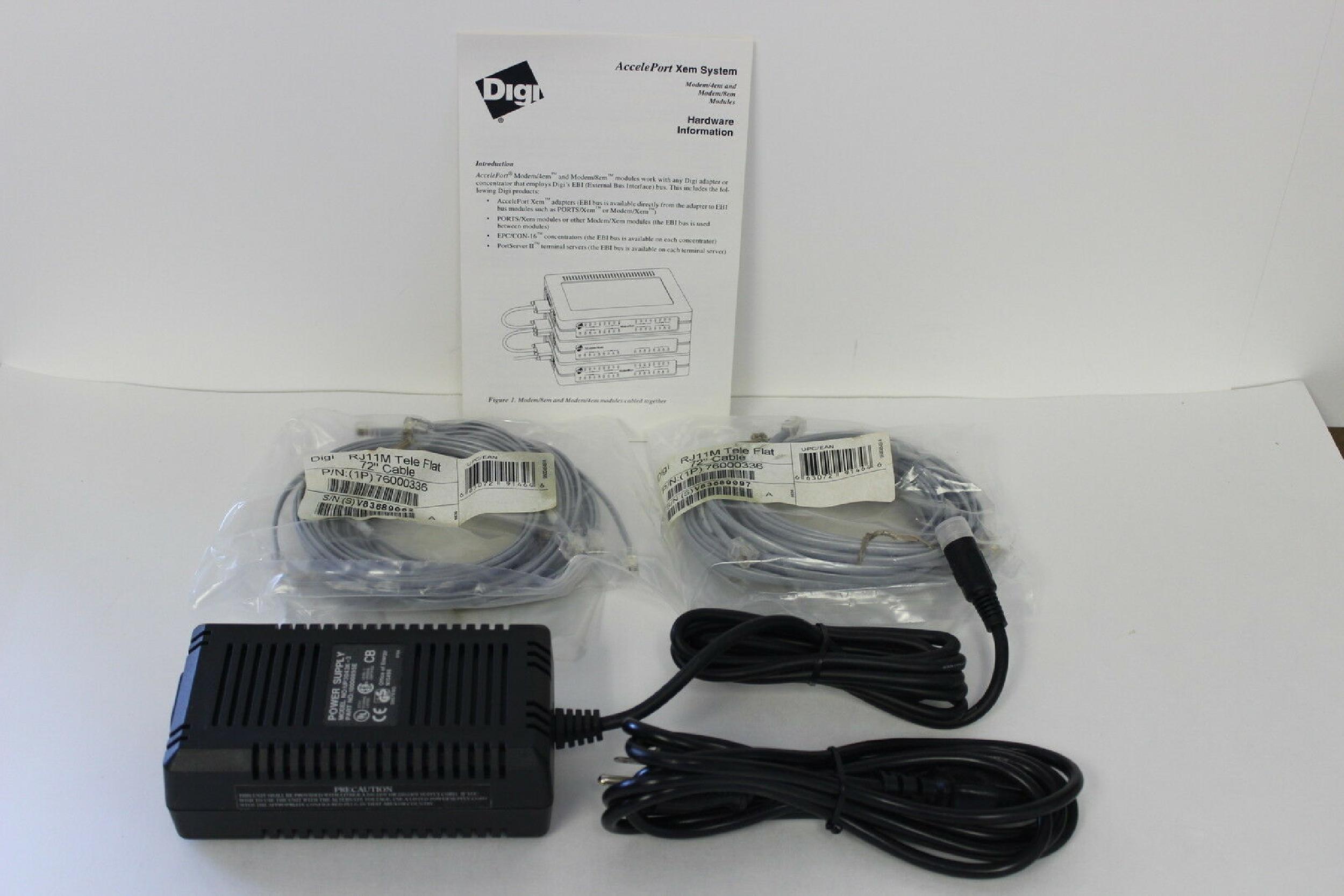 DIGI INTERNATIONAL 50000441-01 MODEM/8EM 8 FAX/MODEMS EXTERNAL