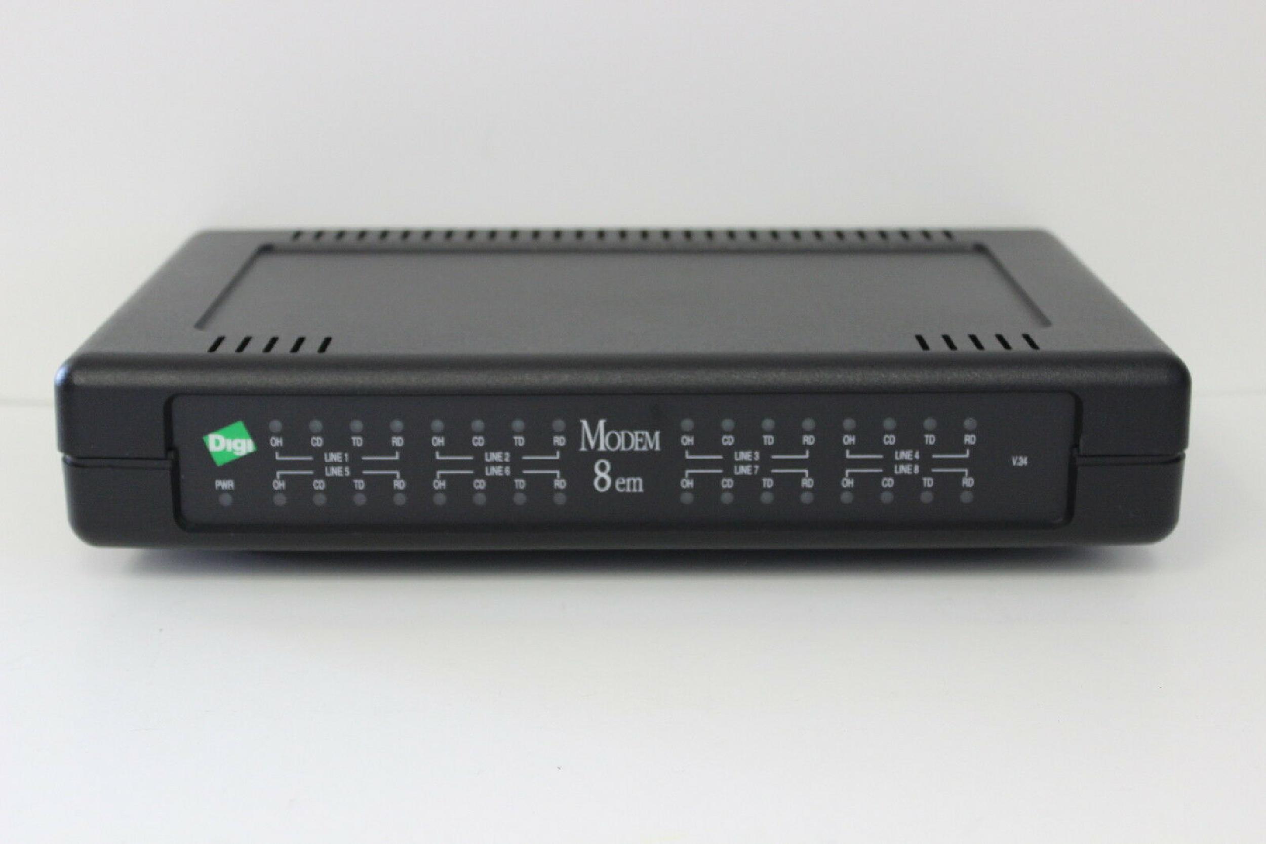 DIGI INTERNATIONAL 50000441-01 MODEM/8EM 8 FAX/MODEMS EXTERNAL