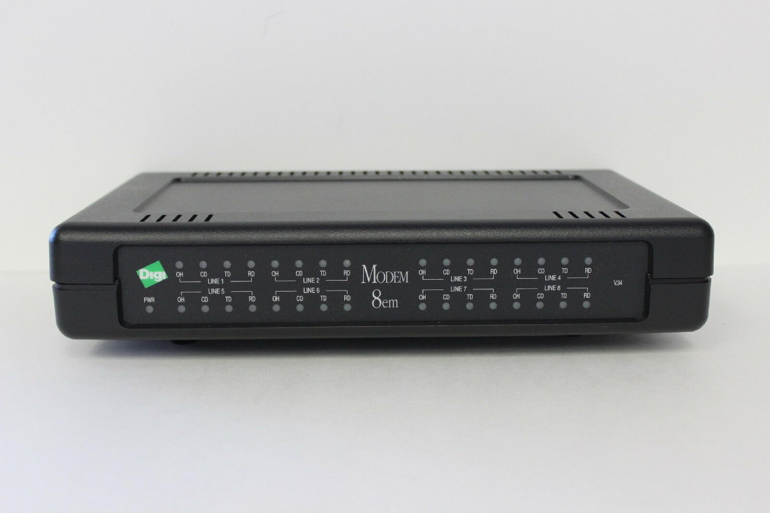 DIGI INTERNATIONAL 50000441-01 MODEM/8EM 8 FAX/MODEMS EXTERNAL
