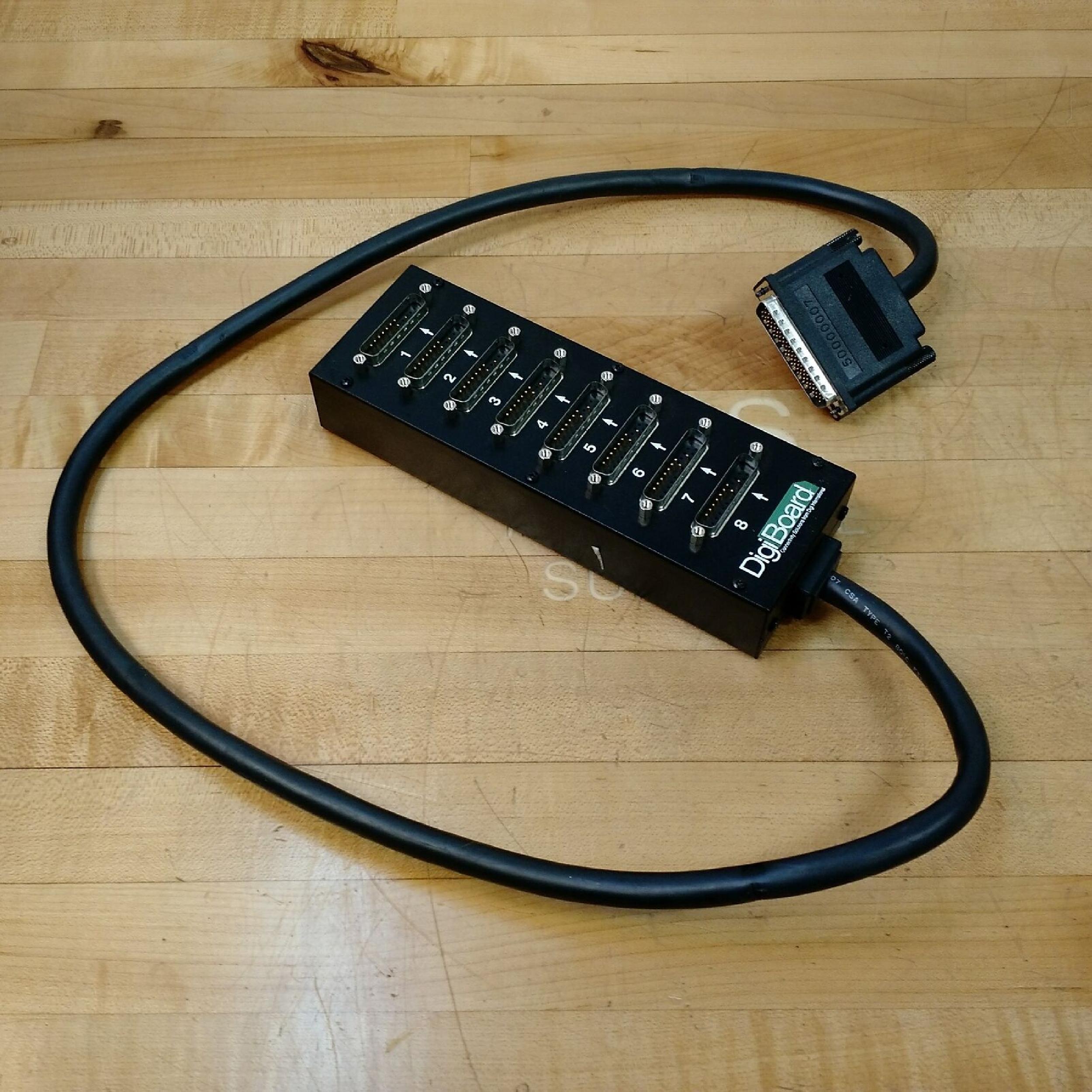 DIGI INTERNATIONAL 50000007 8 PORT SERIAL I/O BOX DB25 MALE DTE BOX