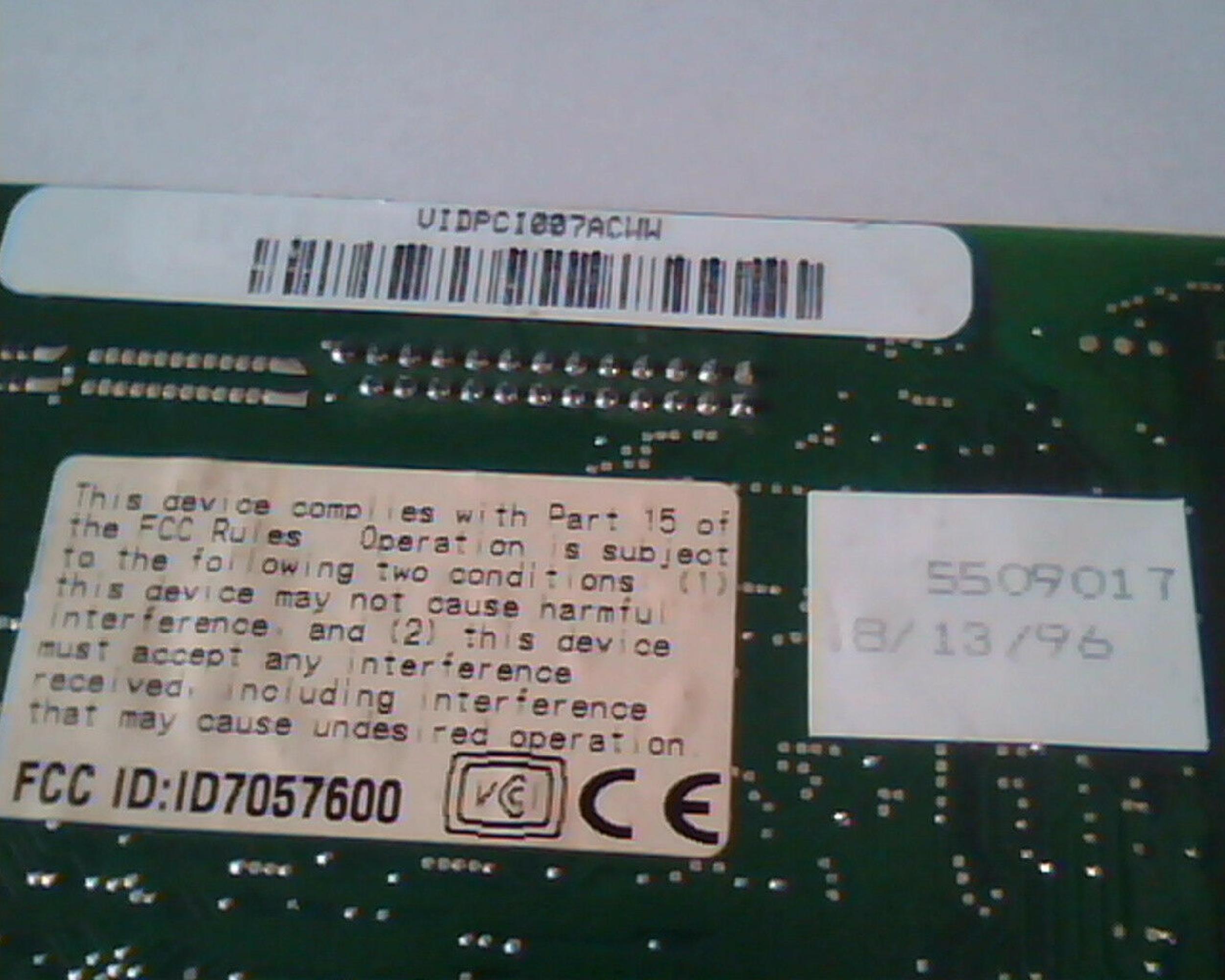 MATROX ID7057600 2MB PCI VIDEO ADAPTER