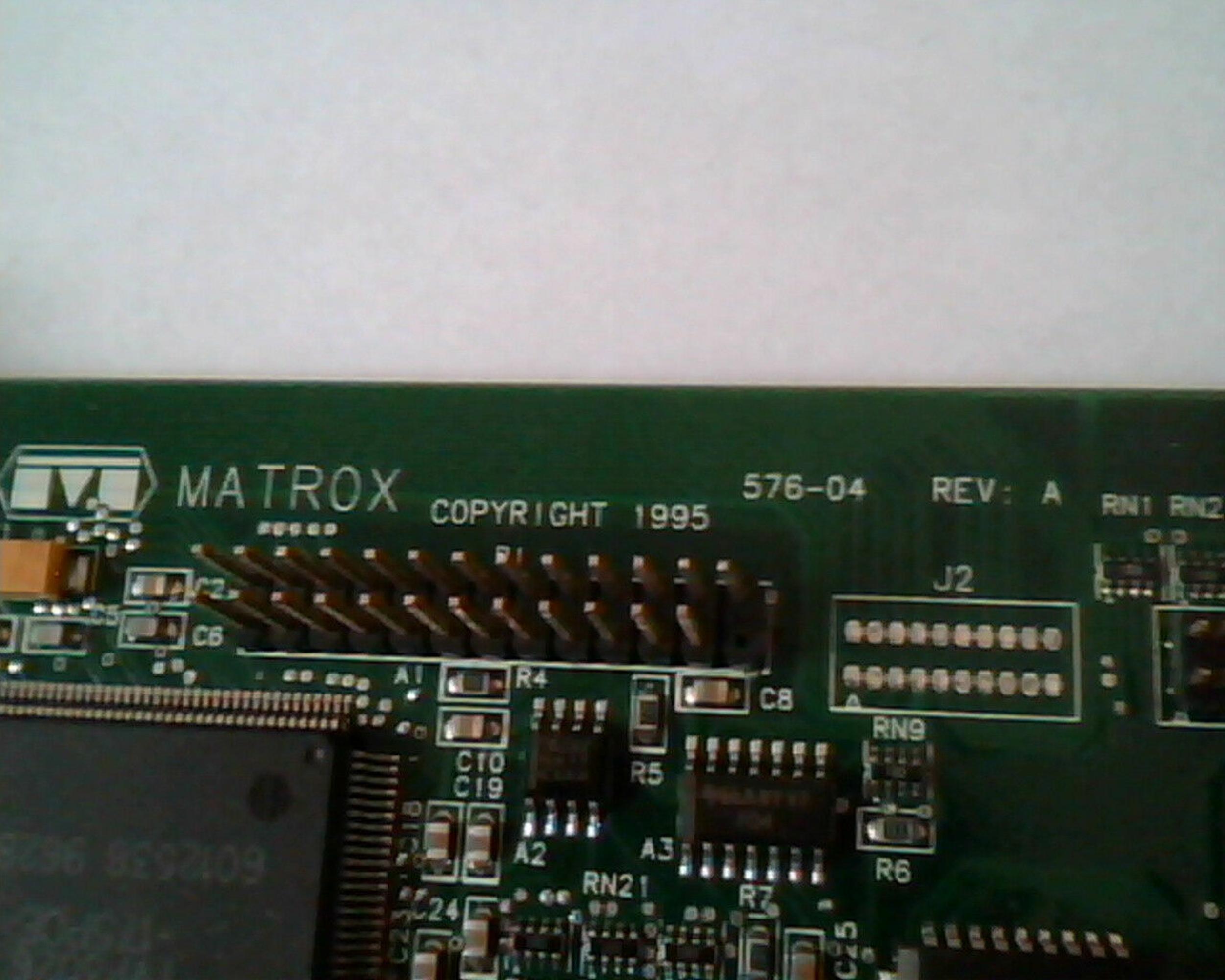 MATROX ID7057600 2MB PCI VIDEO ADAPTER