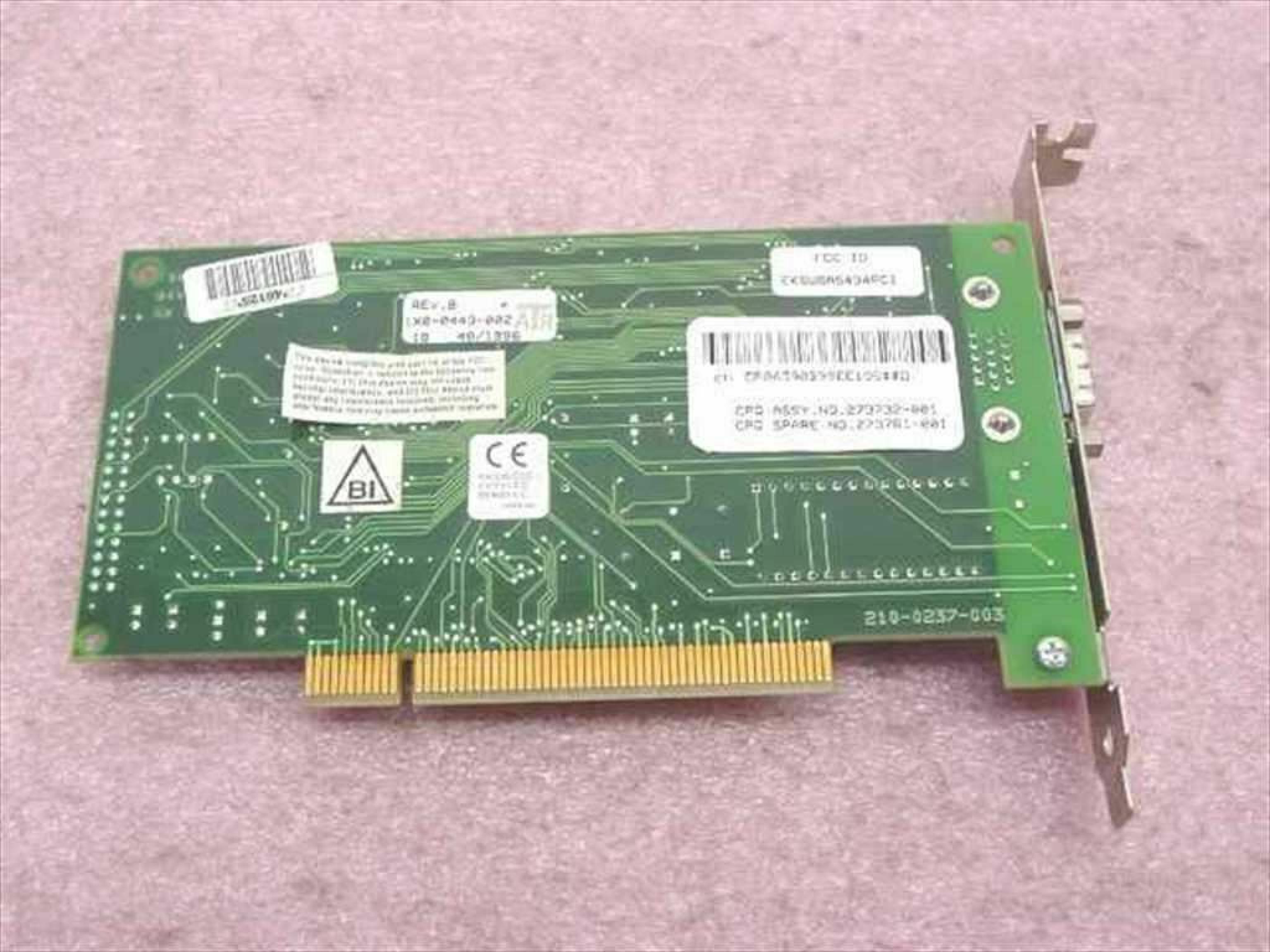 STB SYSTEMS INC 1X0-0443-002 PCI VGA CARD CIRRUS LOGIC CL-GD5440-J-QC-B PULLED FROM PROLIANT 800