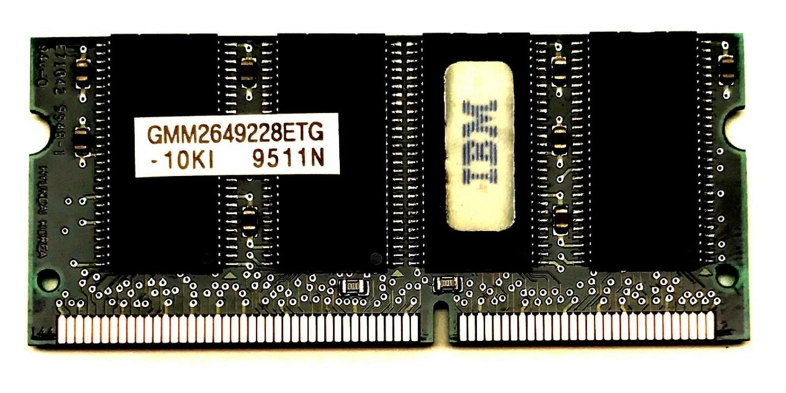 IBM 20L0242 64MB 66MNP SDRAM SO-DIMM TP 770-600-560-570-240-390-1400-1500
