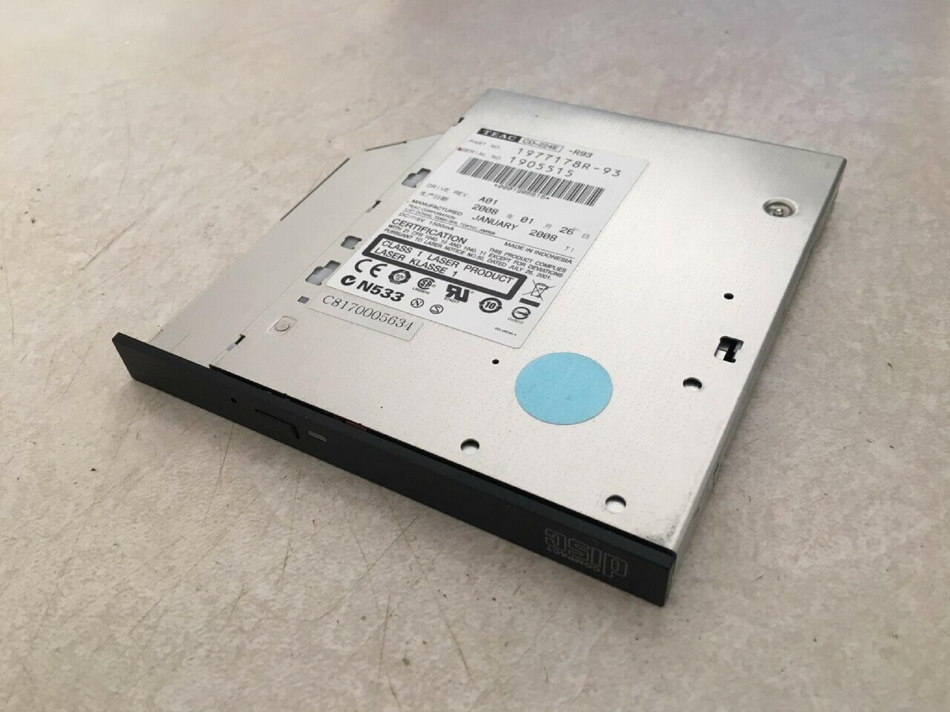 TOSHIBA / TEAC CD-224E 24X CDROM DRIVE INTERNAL OR MOUNT IN EXTERNAL CASE EIDE CD-ROM pour thinkpad IBM 27L3436 Teac CD-224E PowerEdge 1750 1850 24x Drive