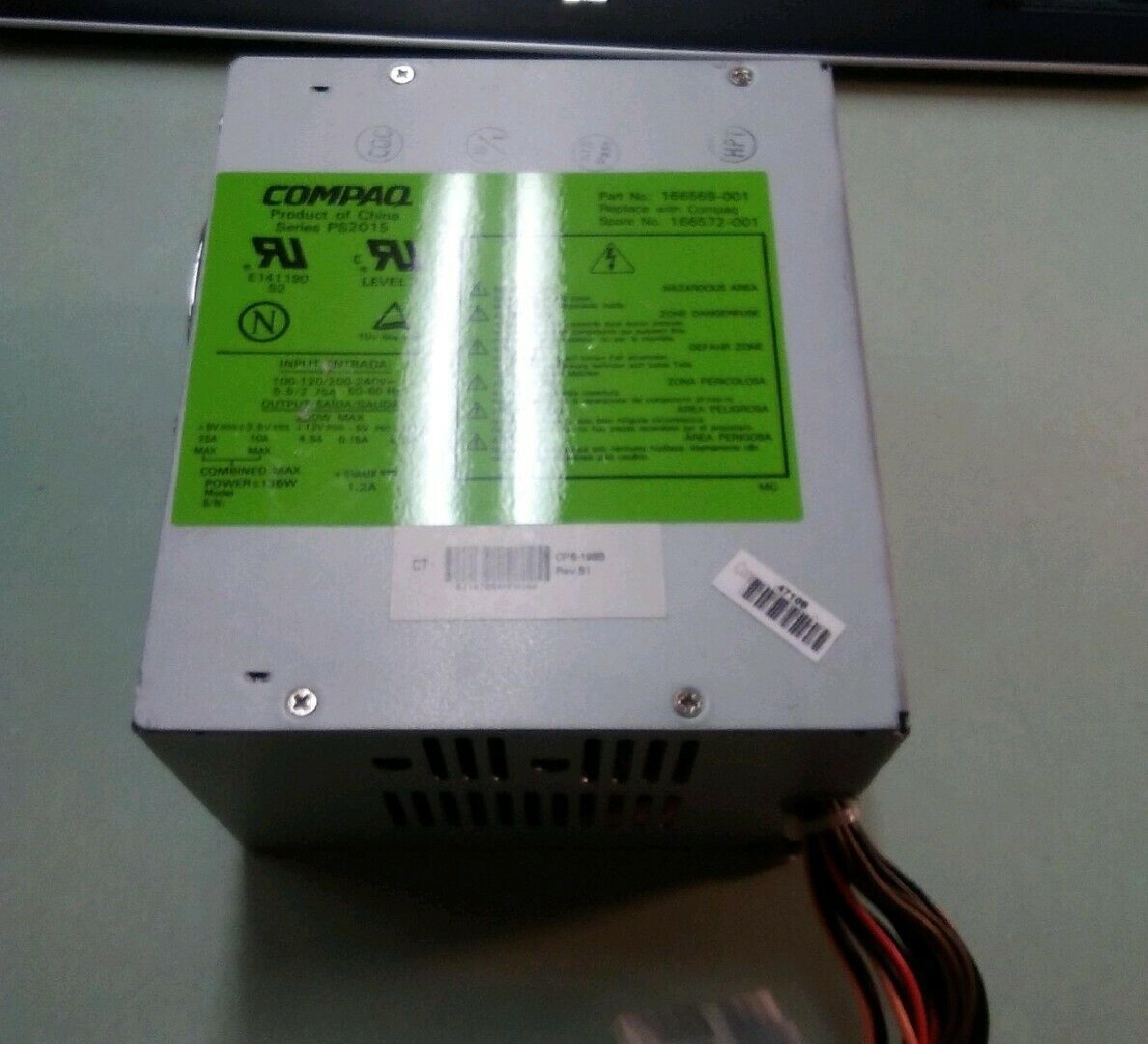 COMPAQ / HEWLETT PACKARD / HP 166572-001 POWER SUPPLY