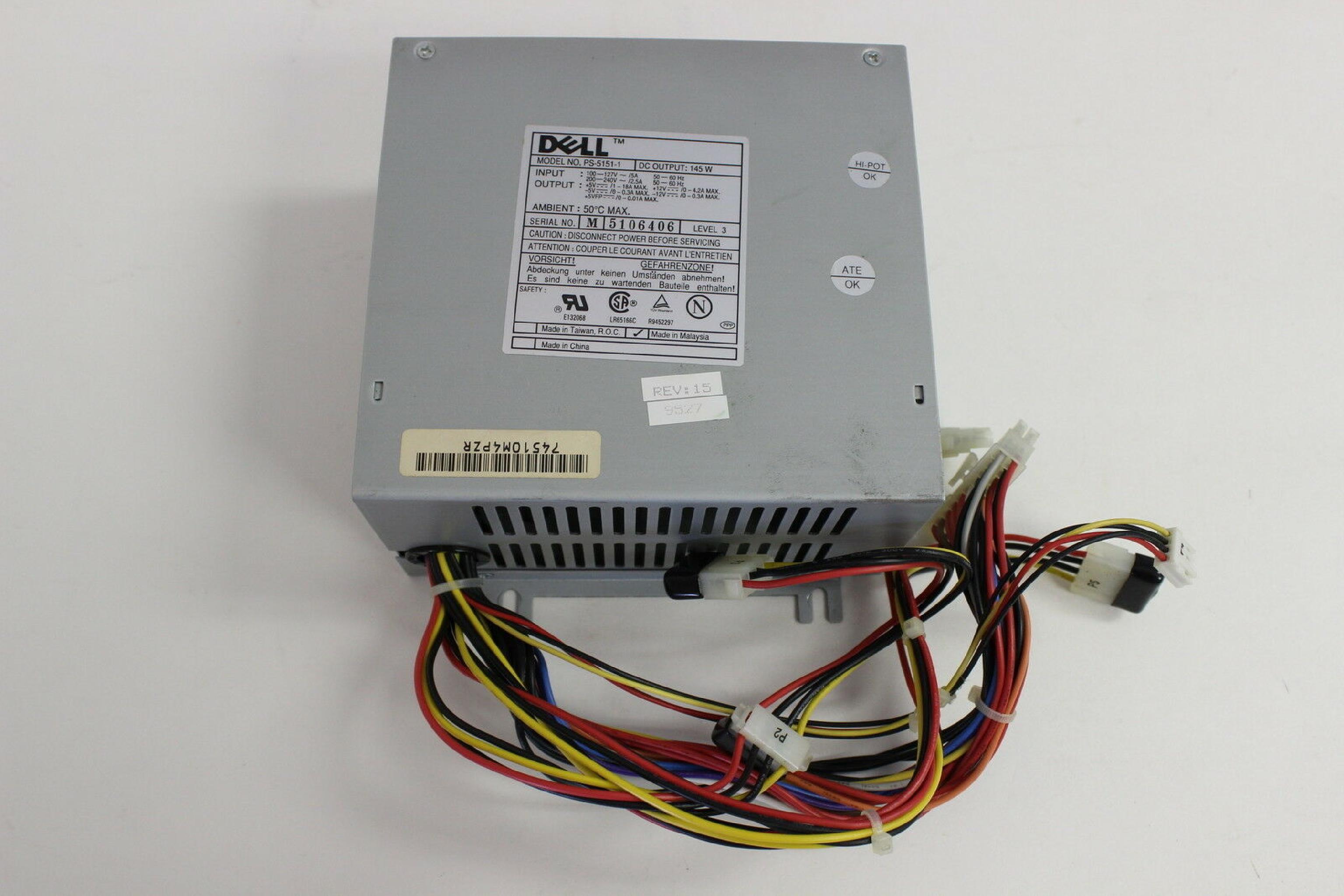 DELL 74510 POWER SUPPLY FOR XM575 GXM-5166 ETC