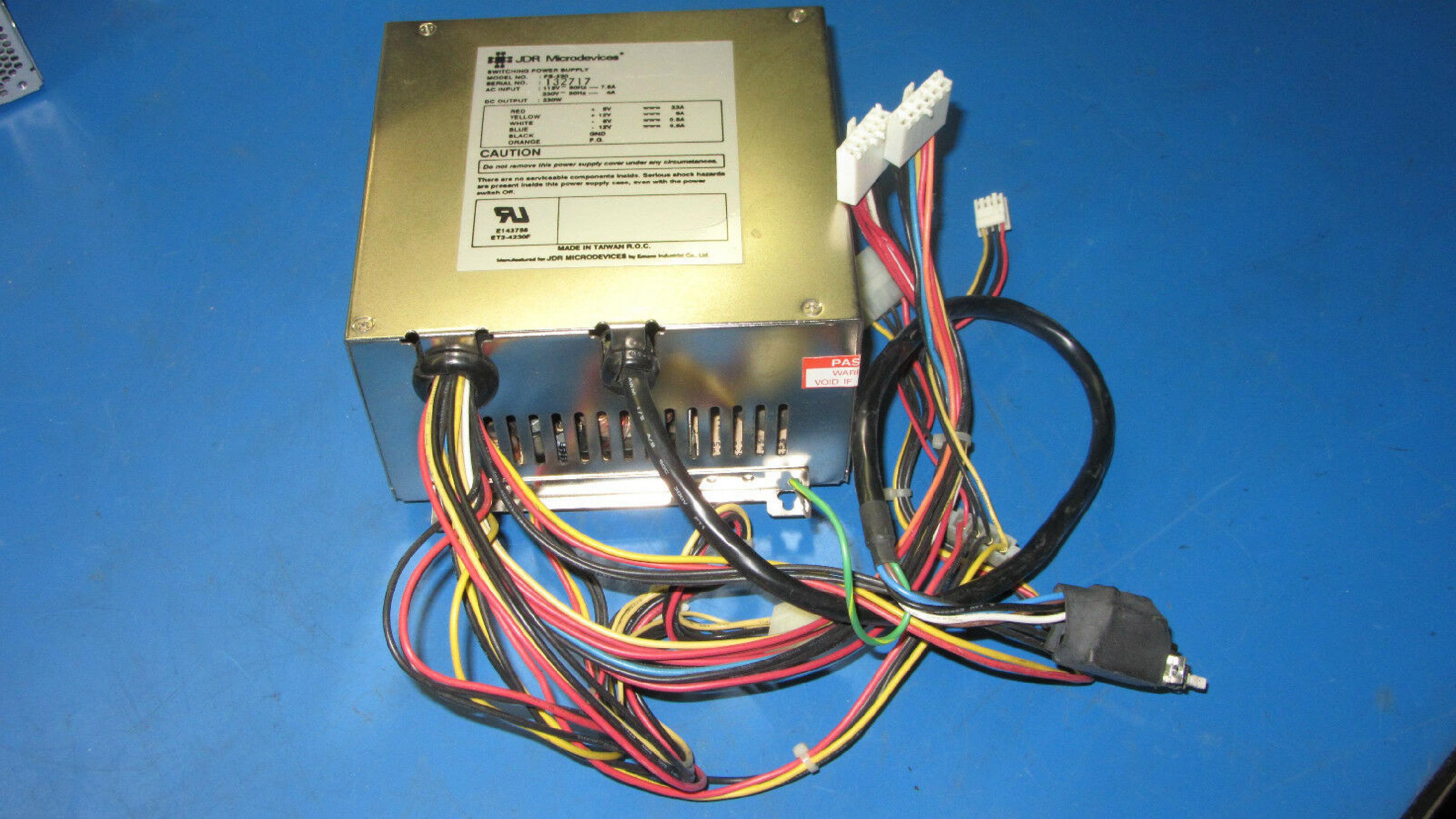 JDR MICRODEVICES PS-230 POWER SUPPLY