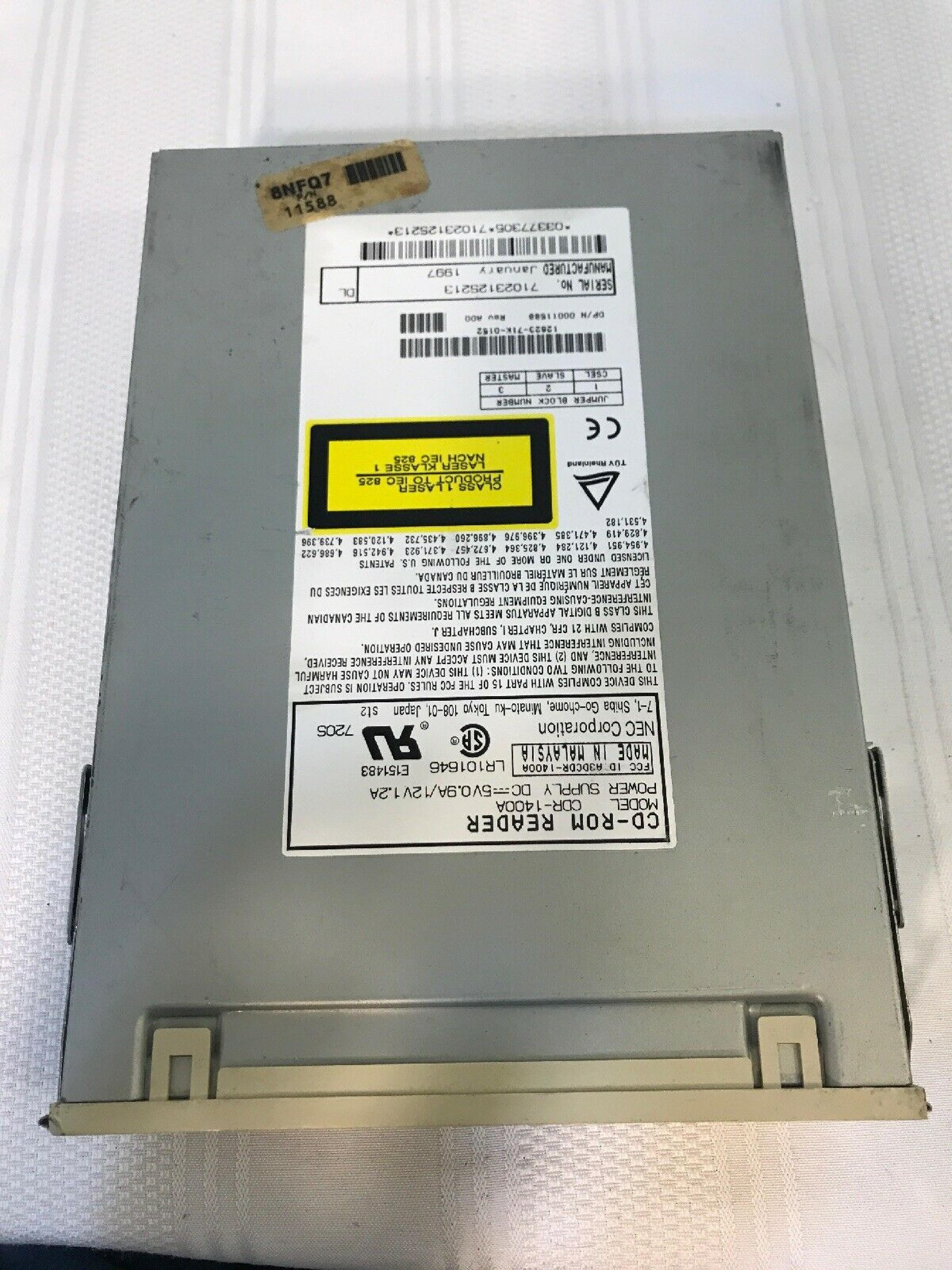 NEC CDR-1400A 12X 24X CDROM DRIVE