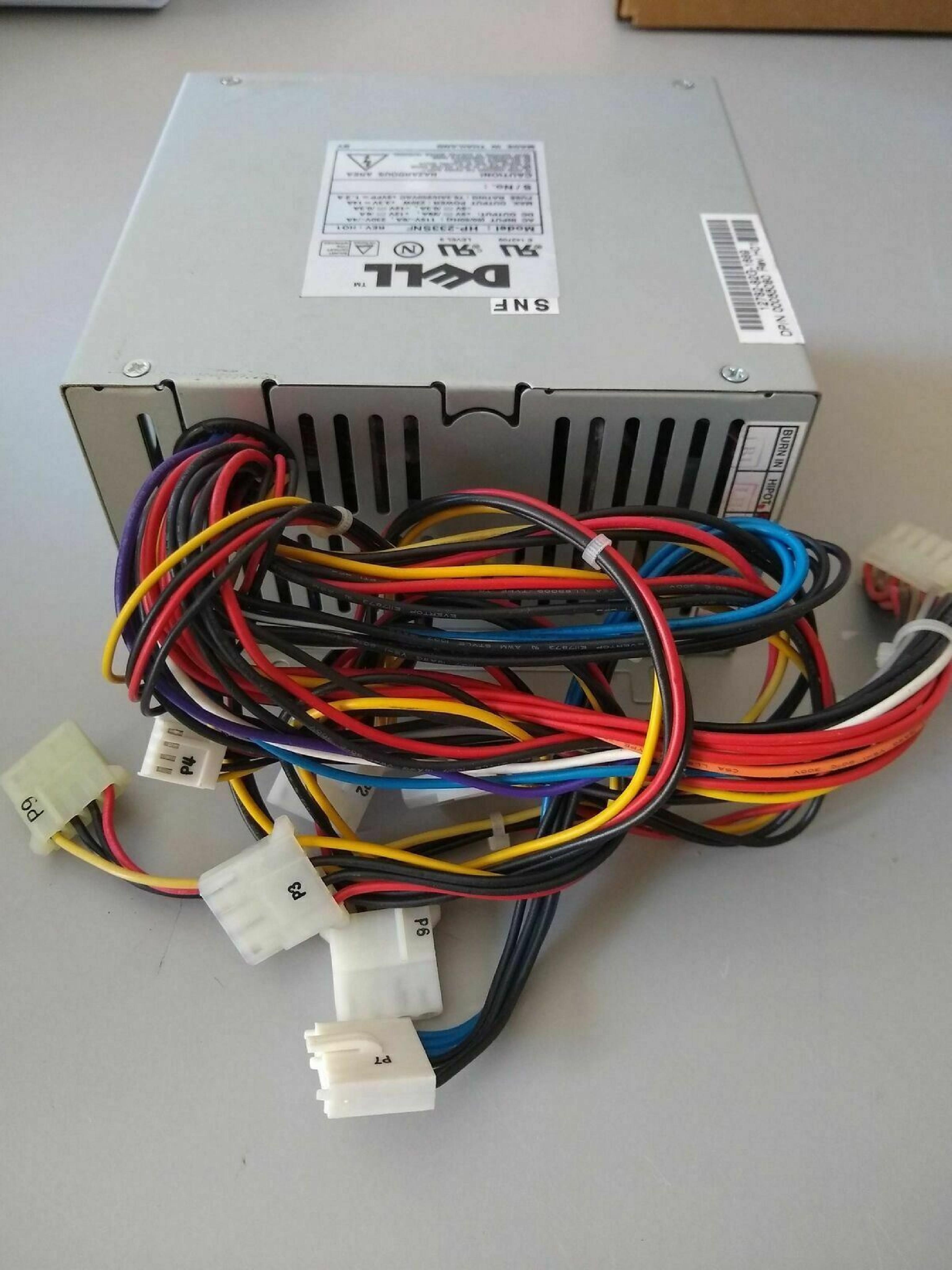 DELL HP-233SNF 230W ATX POWER SUPPLY 20 PIN