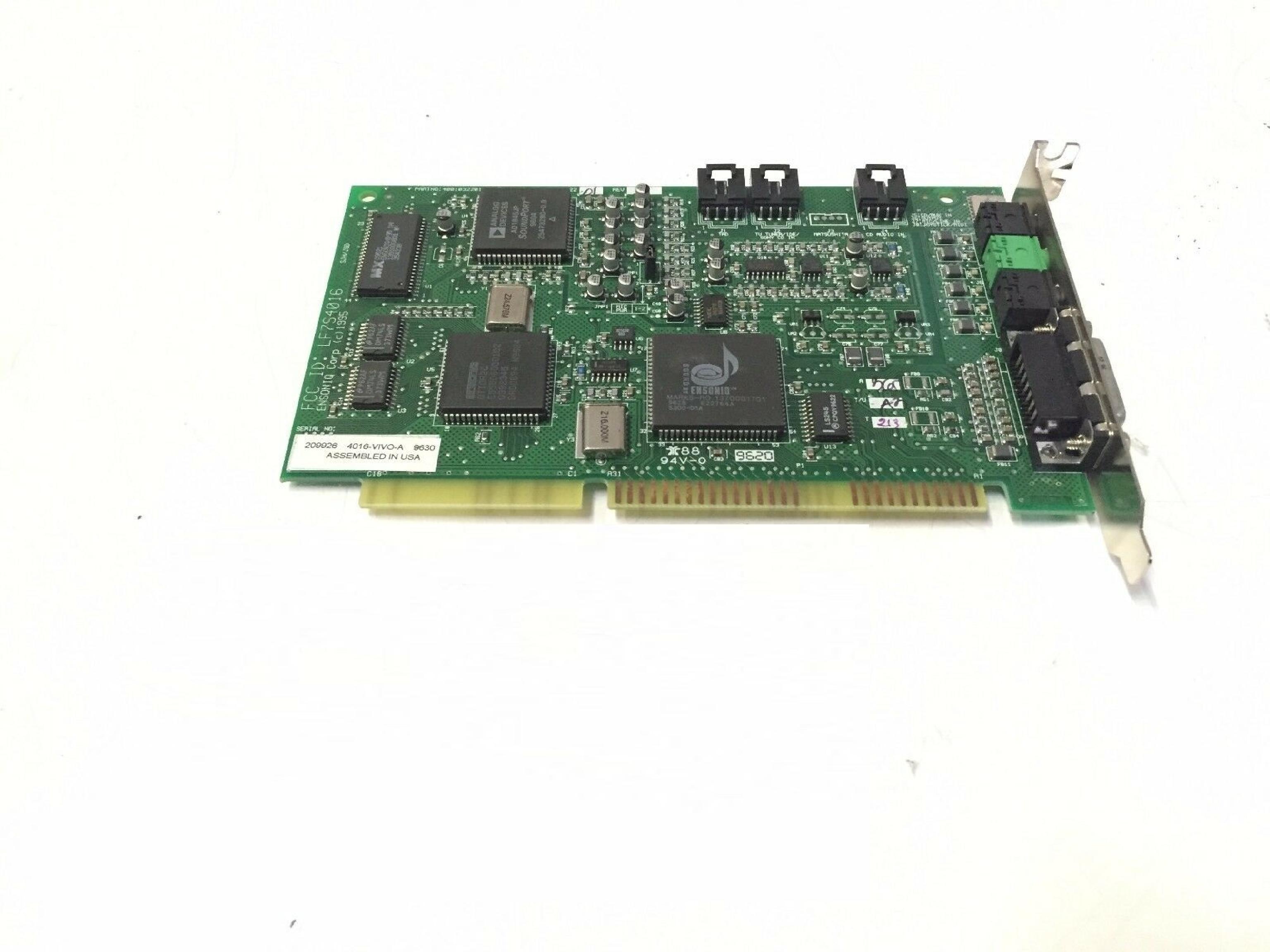 ENSONIQ 4001032201 SOUND CARD 16 BIT ISA