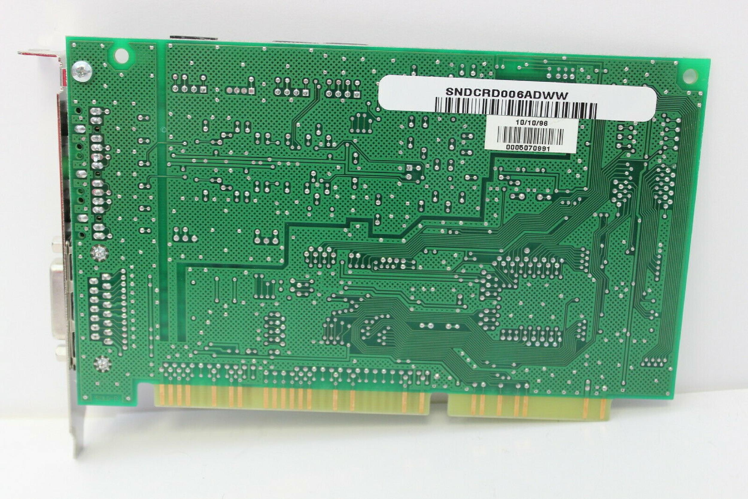 GATEWAY 2000 SNDCRD006ADWW SOUND CARD 16 BIT ISA