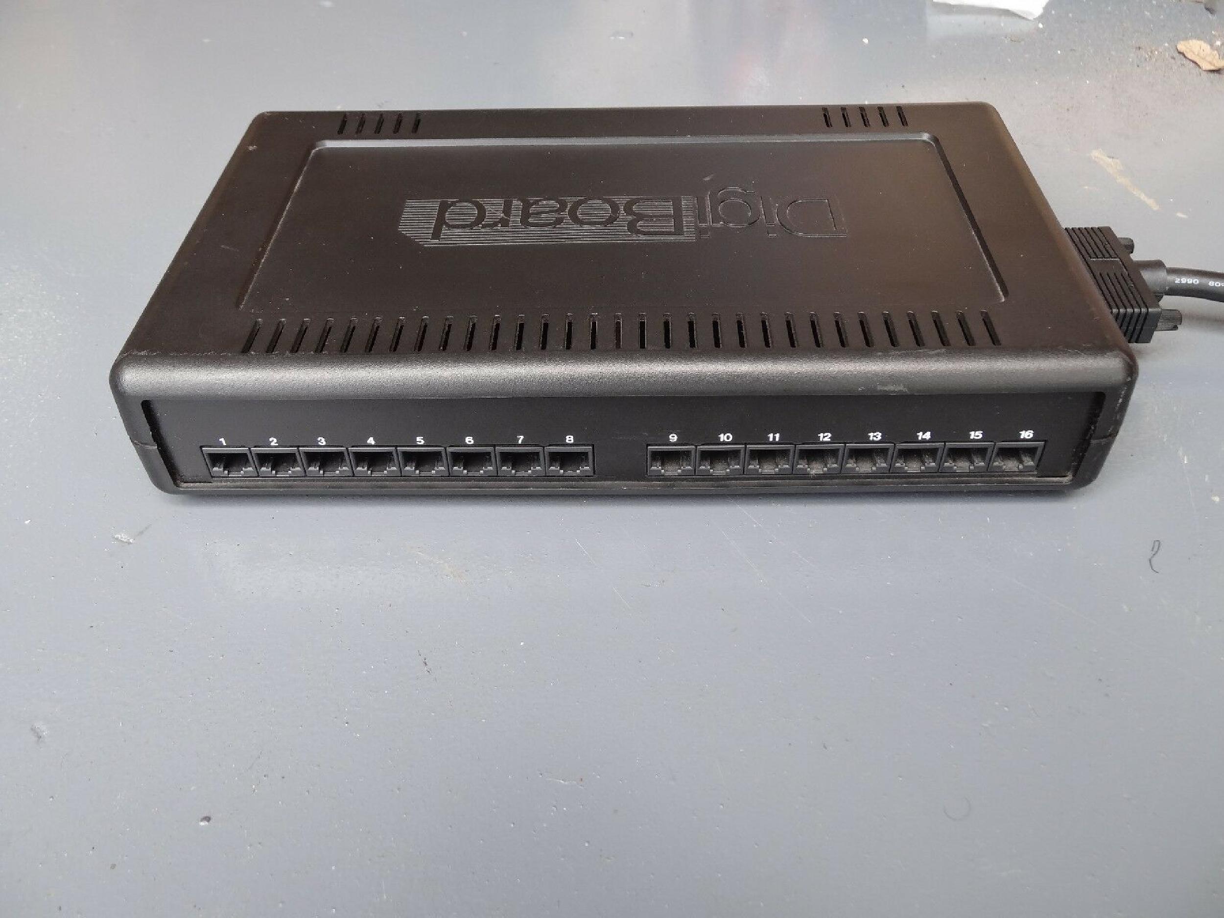 DIGI INTERNATIONAL 50000054 DIGICHANNEL PORTS/16EM RJ45 16 PORTS