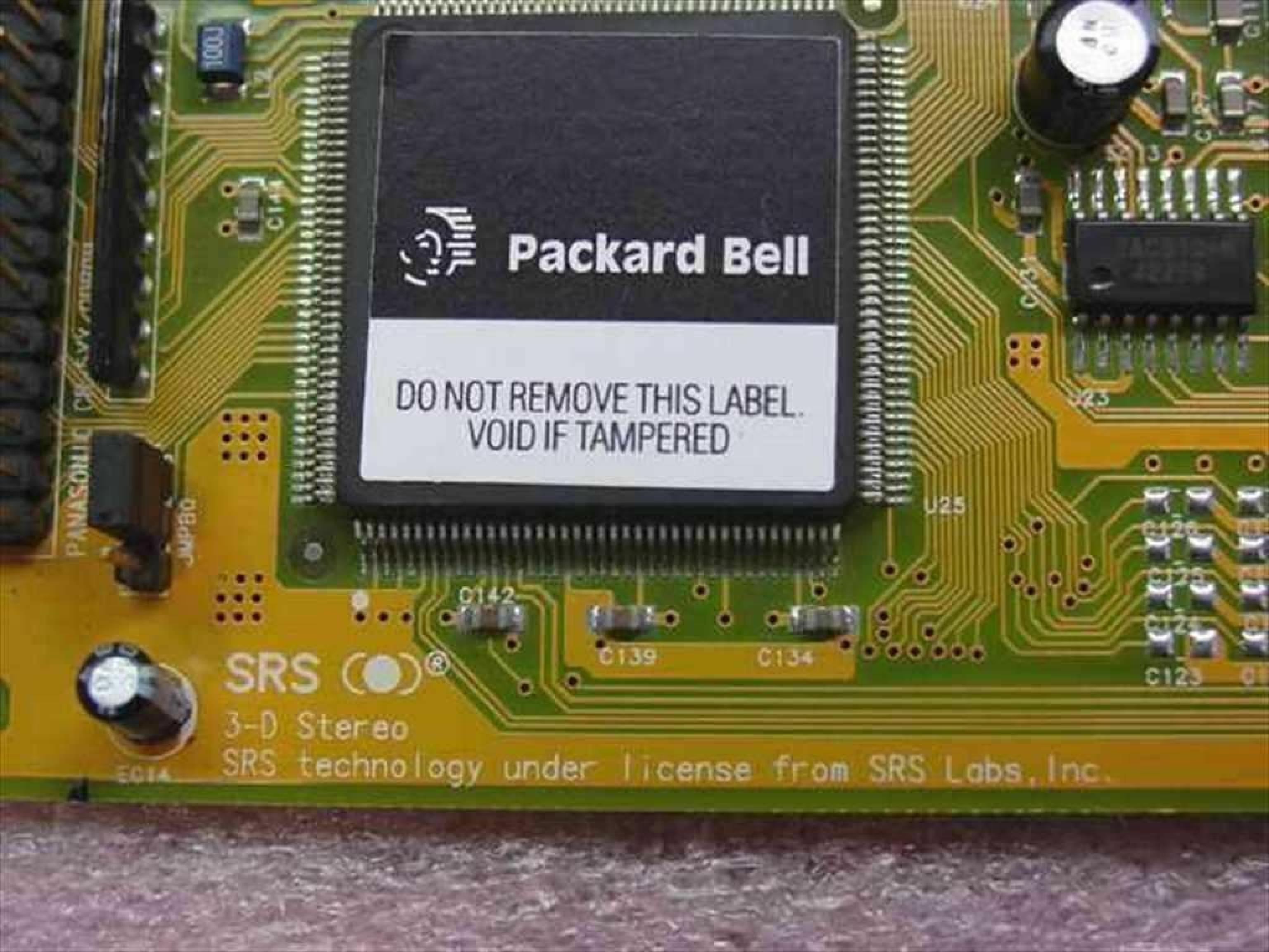 PACKARD BELL 138-MMSN834 FAX/MODEM/SOUND CARD WITH GAME PORT ISA PB SRS 3-D STEREO SOUND 28.8 MODEM 138-MMSN834