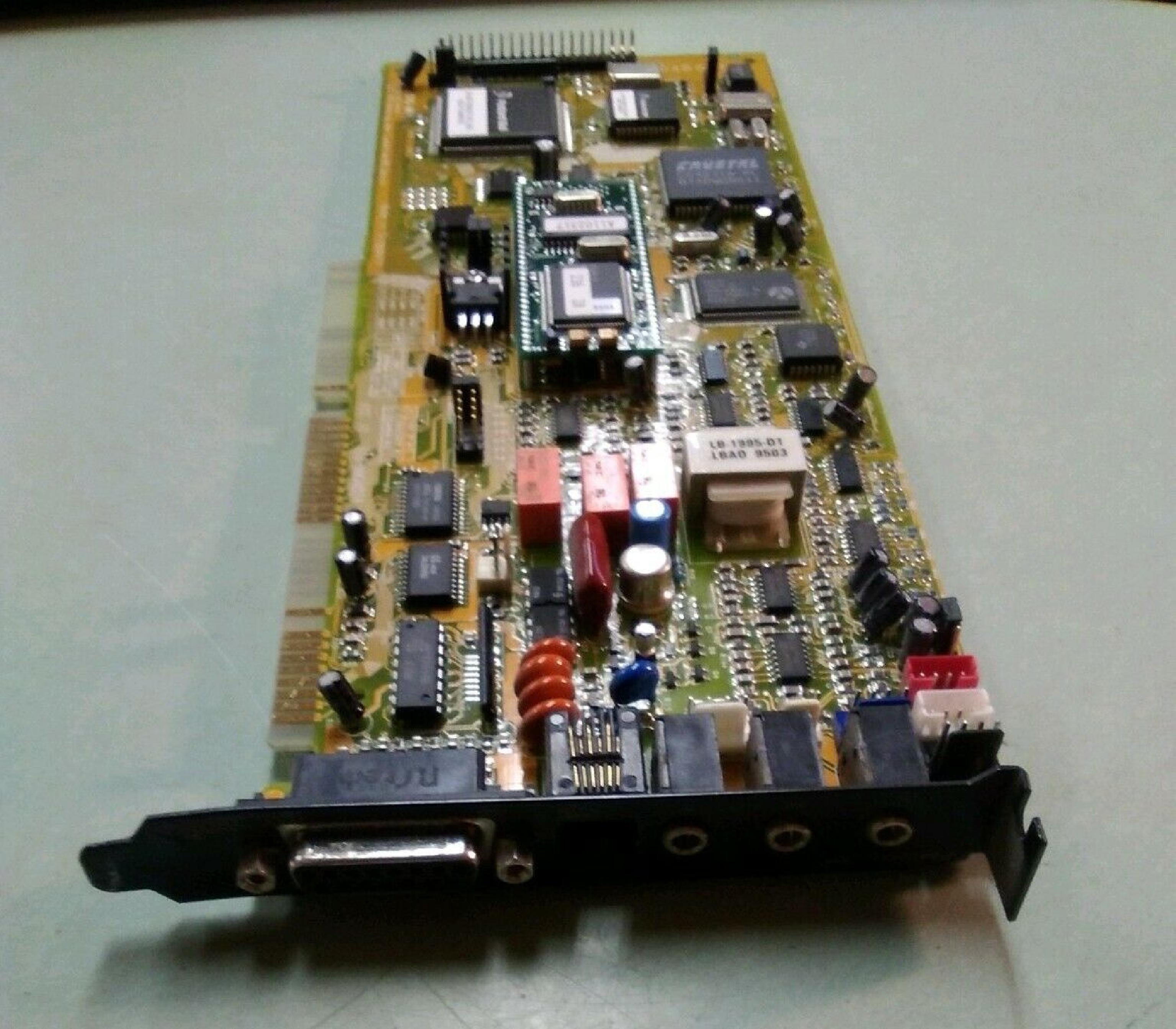 PACKARD BELL 138-MMSN834 FAX/MODEM/SOUND CARD WITH GAME PORT ISA PB SRS 3-D STEREO SOUND 28.8 MODEM 138-MMSN834