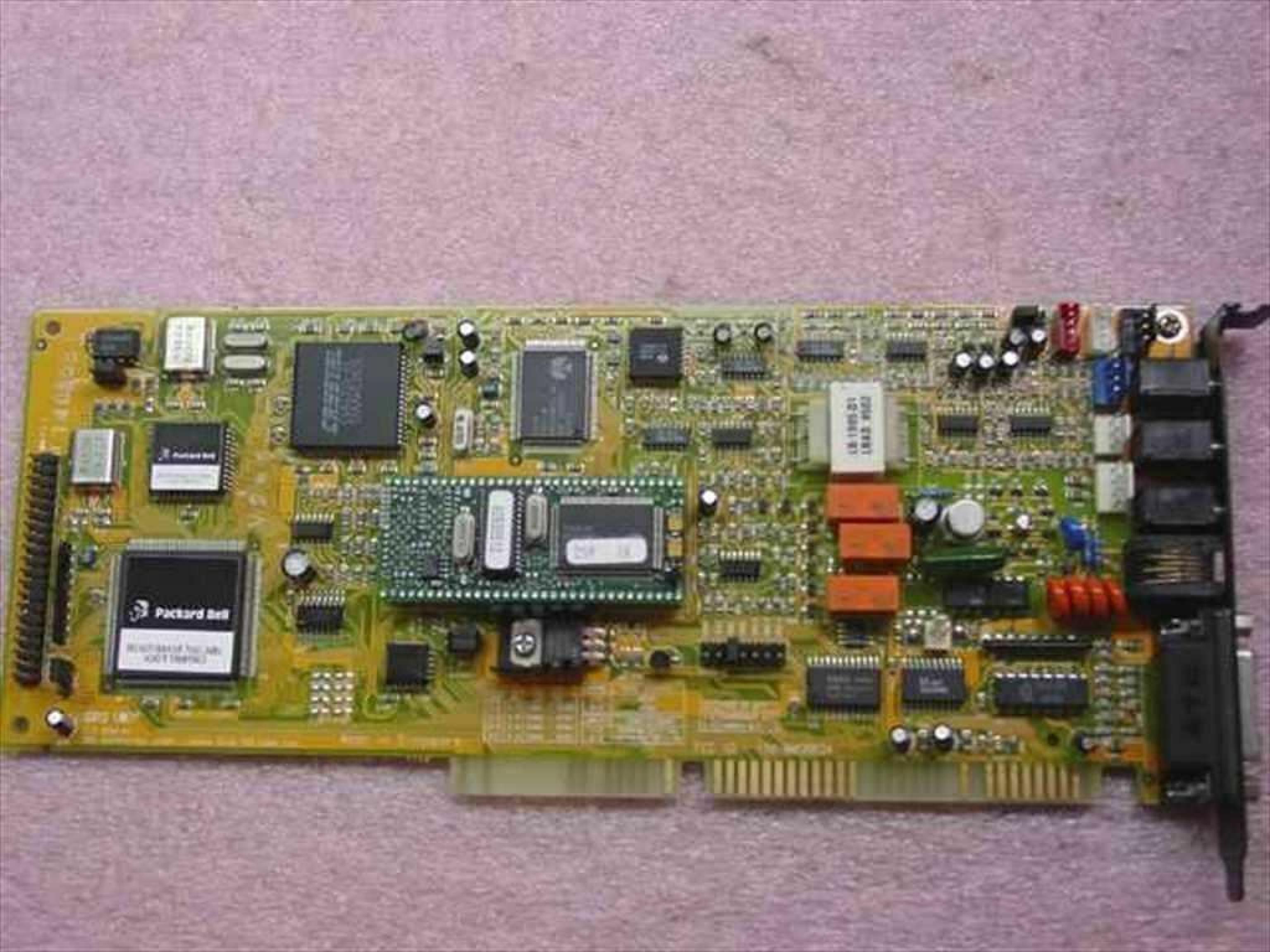 PACKARD BELL 138-MMSN834 FAX/MODEM/SOUND CARD WITH GAME PORT ISA PB SRS 3-D STEREO SOUND 28.8 MODEM 138-MMSN834