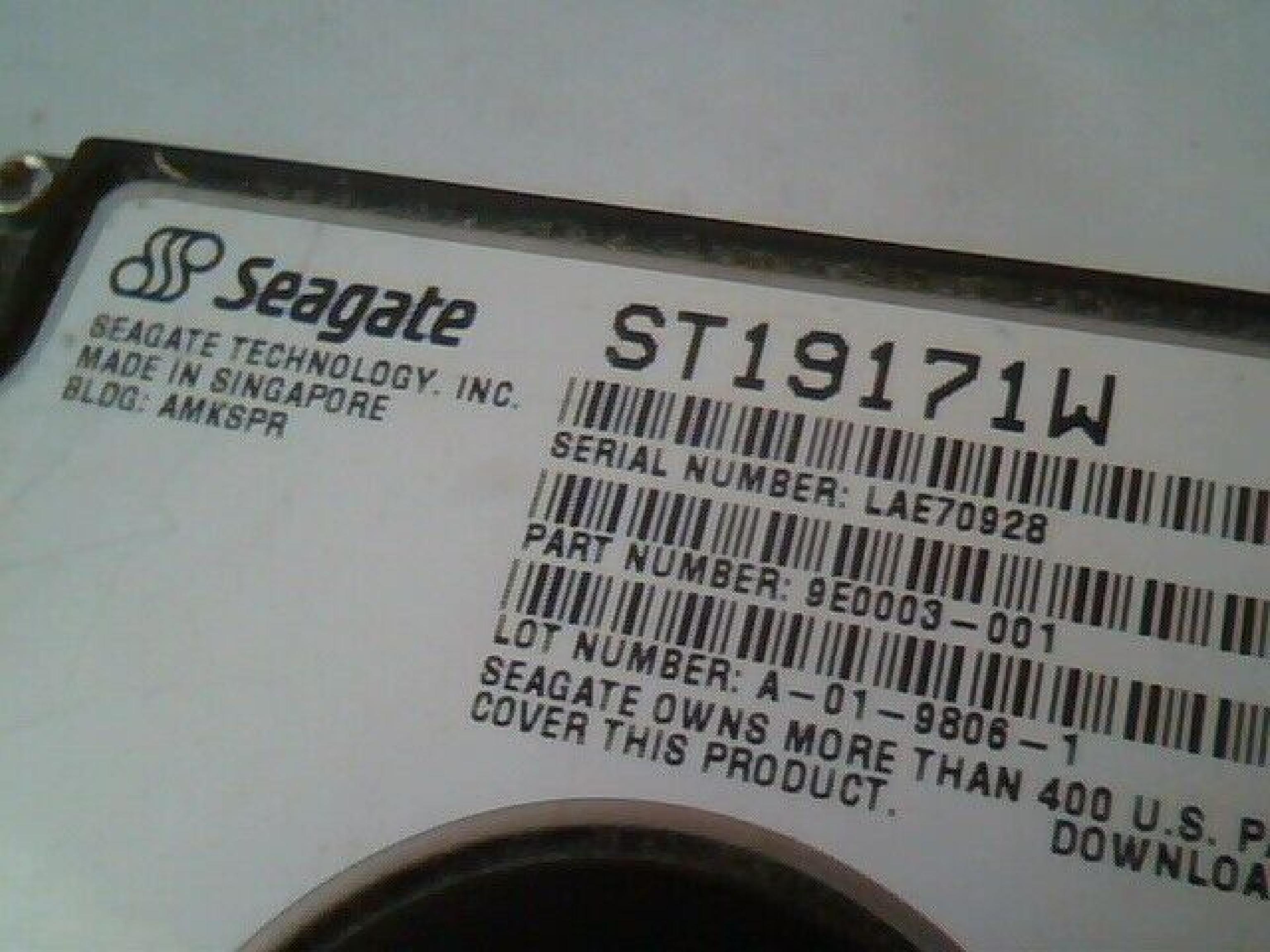 SEAGATE 9E0003-001 9.1G 3.5INCH HH SCSI-3 68-PIN HARD DRIVE INTERNAL 7200RPM BARRACUDA