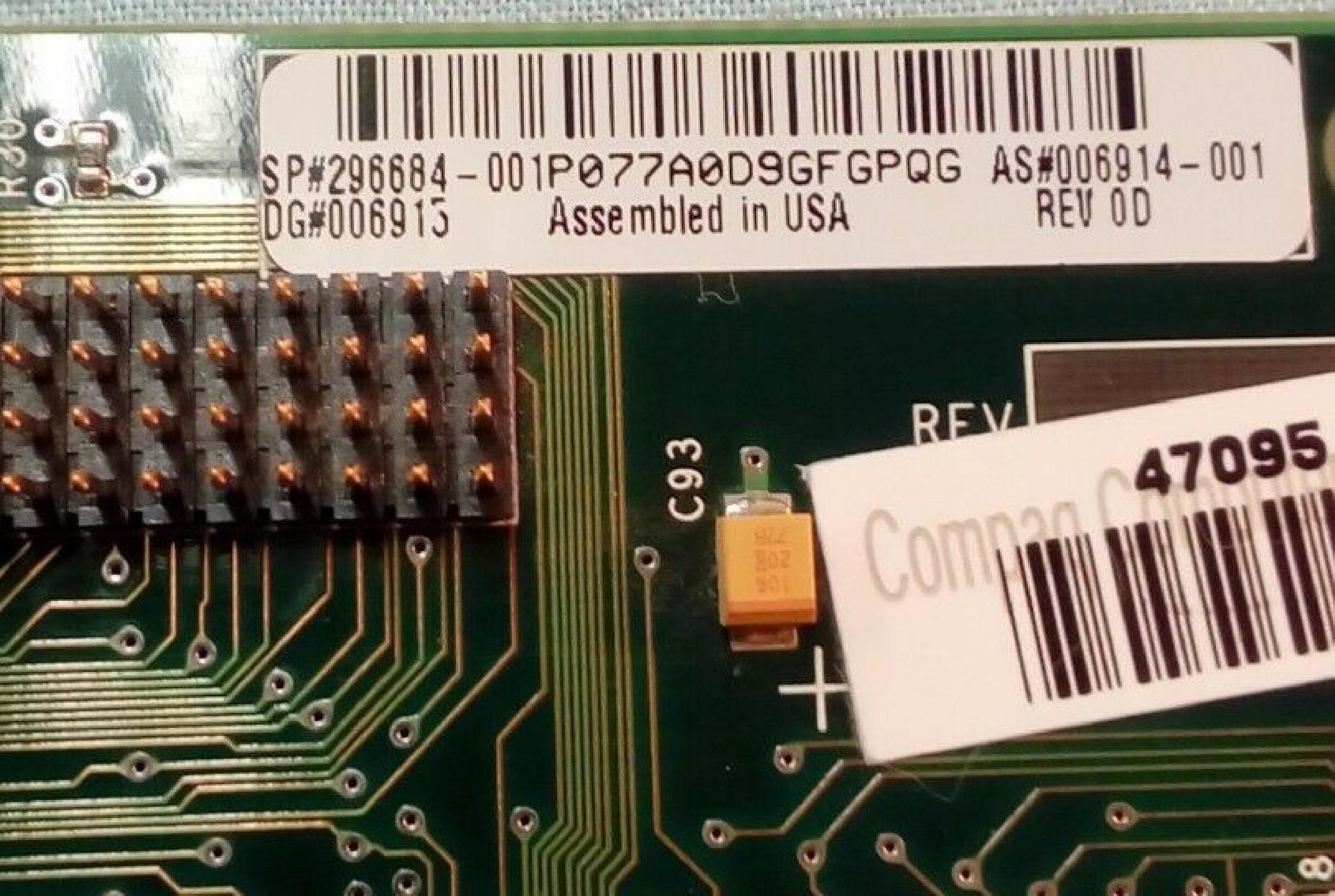 COMPAQ / HEWLETT PACKARD / HP 296684-001 2MB PCI VIDEO CARD WITH VGA OUTPUT S3 VIRGE/GX 86C385