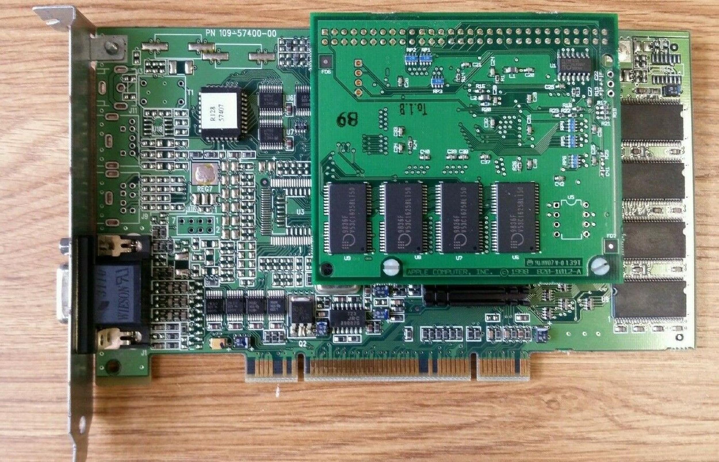 ATI 109-57400-00 16MB AGP VIDEO CARD WITH VGA OUTPUT RAGE 128 PCI PRO PORT