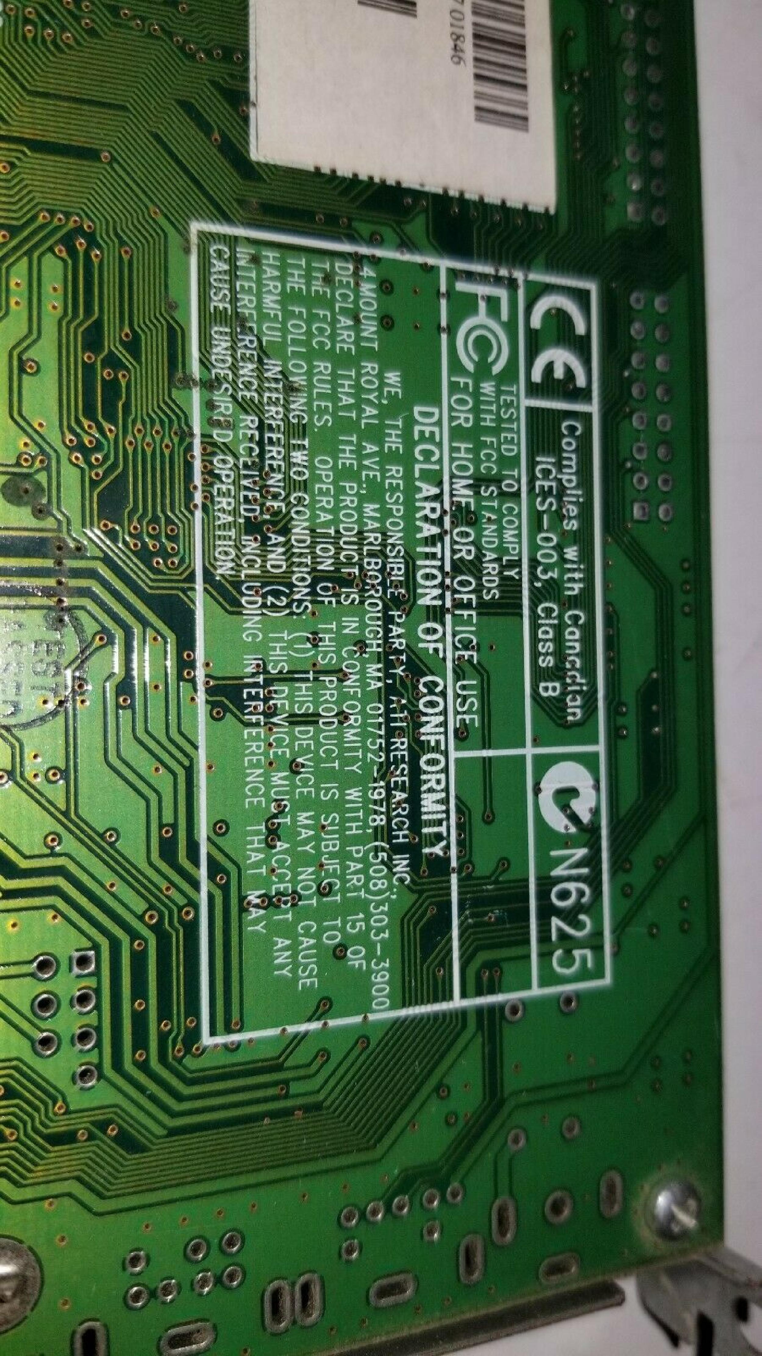 ATI 109-57400-00 16MB AGP VIDEO CARD WITH VGA OUTPUT RAGE 128 PCI PRO PORT
