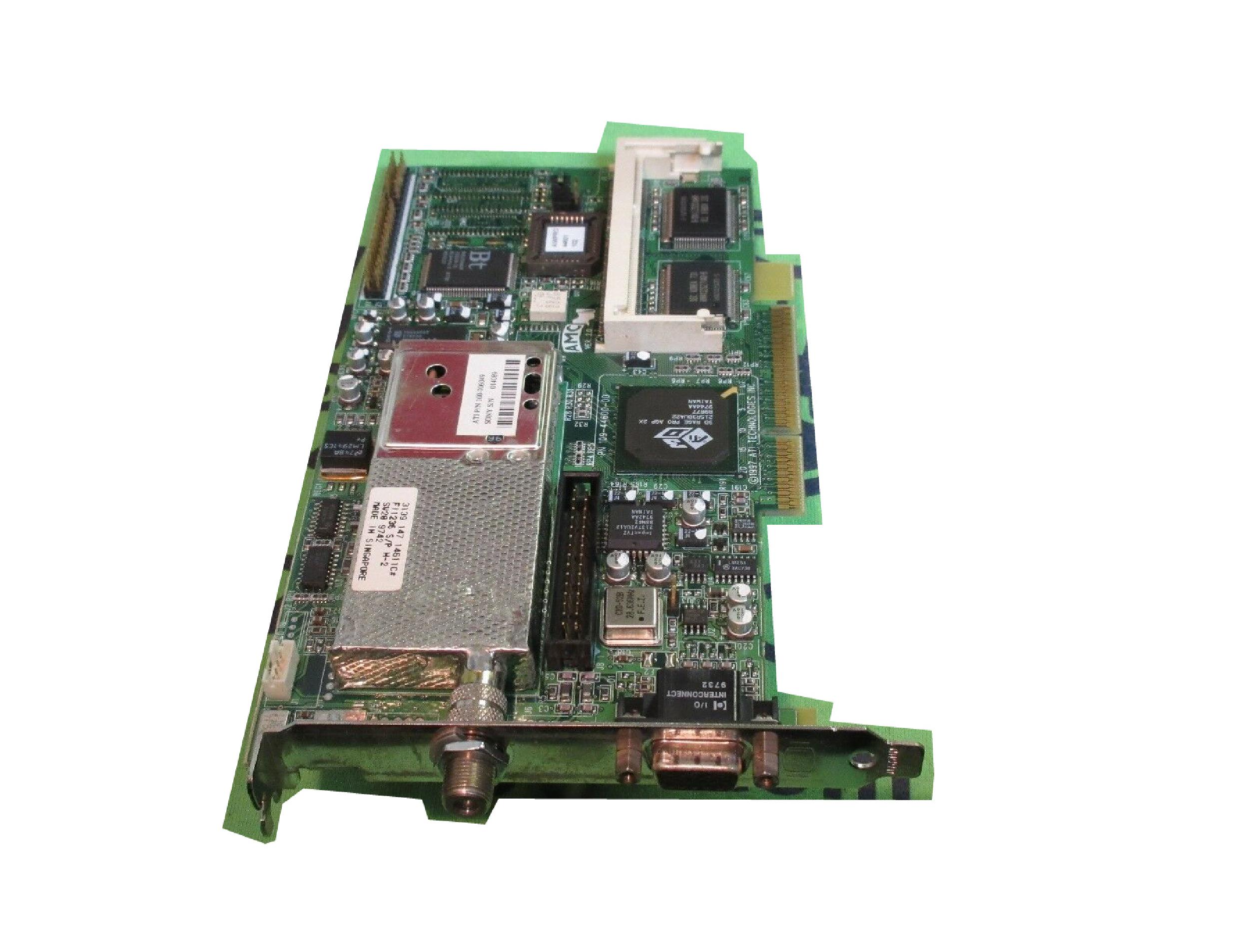 ATI 109-44600-00 TV CAPTURE CARD 8MB AGP VIDEO CARD WITH VGA OUTPUT