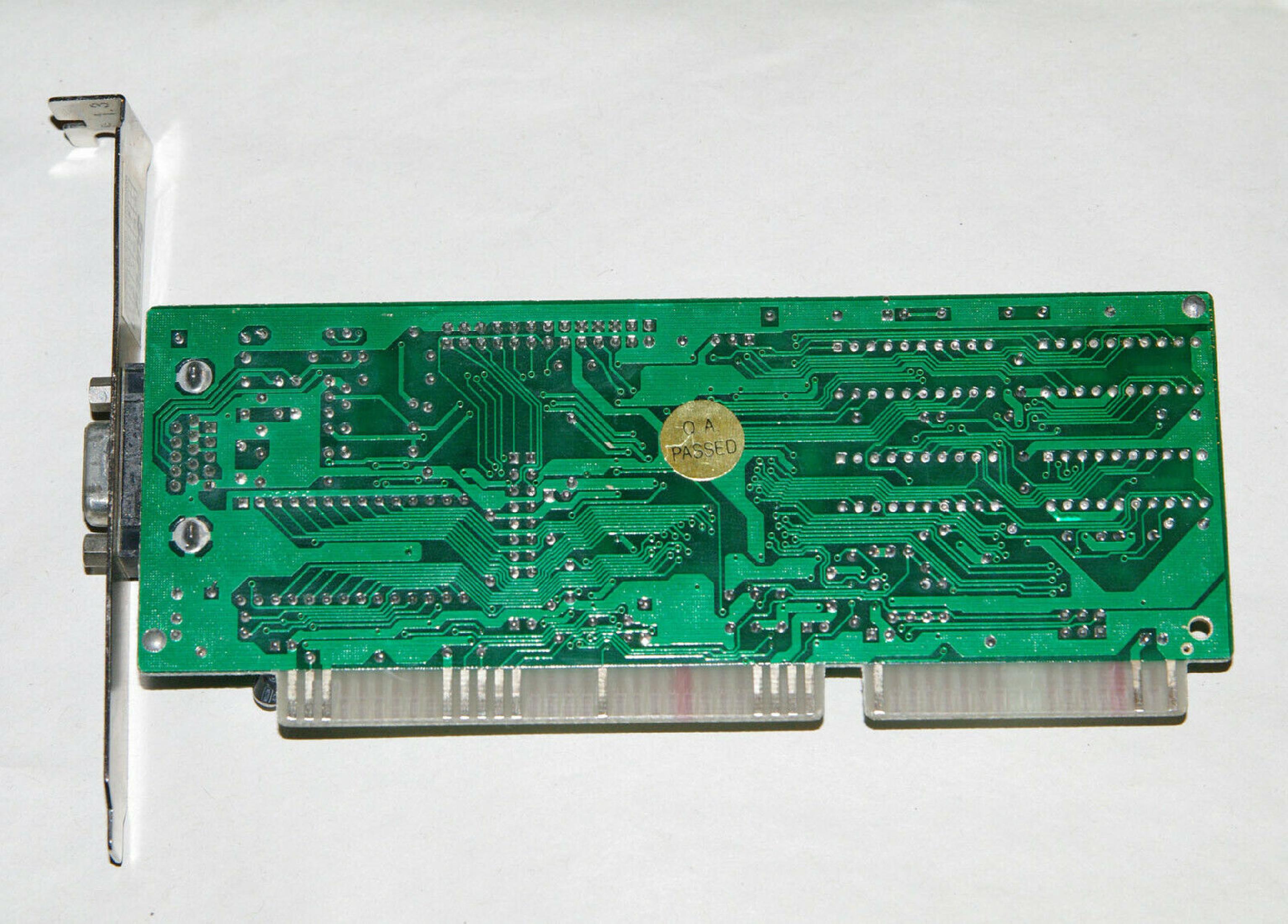 TRIDENT MICROSYSTEMS TVGA9000I ISA VIDEO CARD