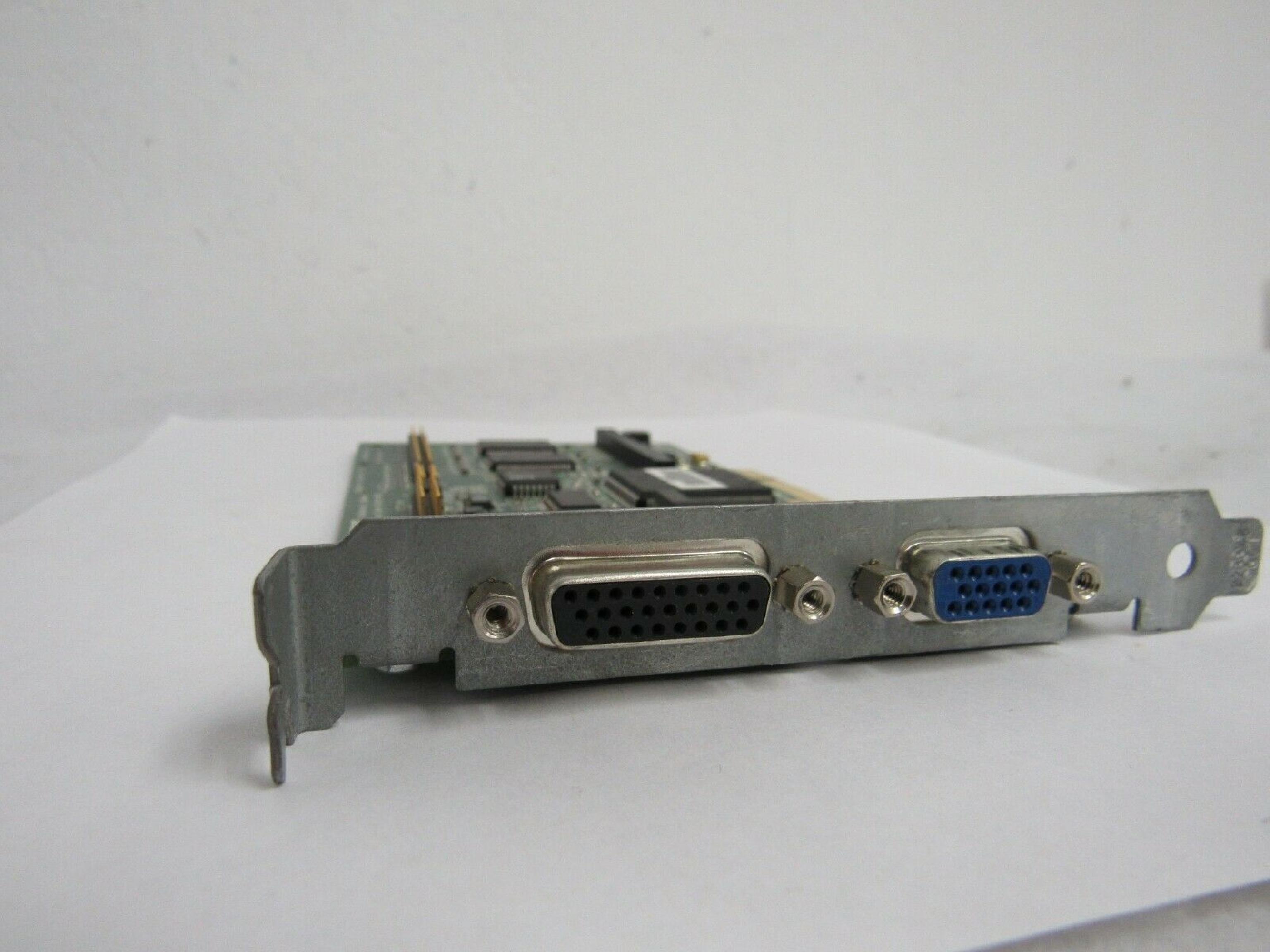 MATROX 576-05 2MB PCI VIDEO CARD WITH VGA AND OUTPUT OUTPUTS