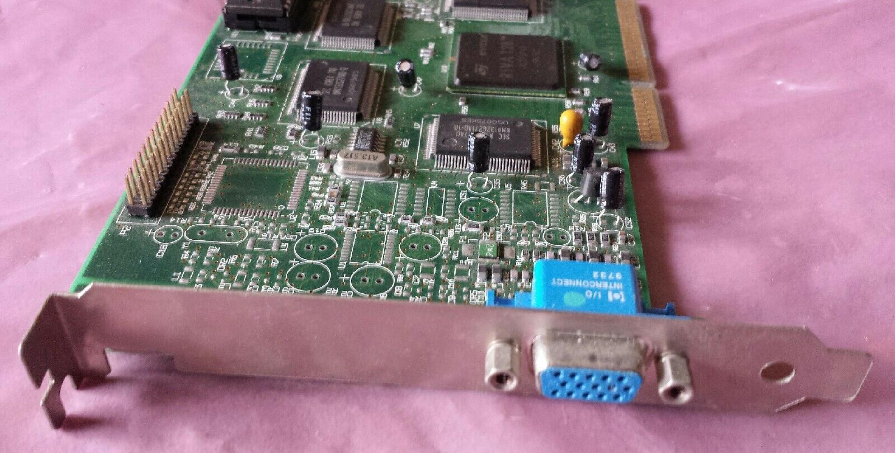 STB SYSTEMS INC 1X0-0554-005 4MB AGP VIDEO CARD WITH VGA OUTPUT