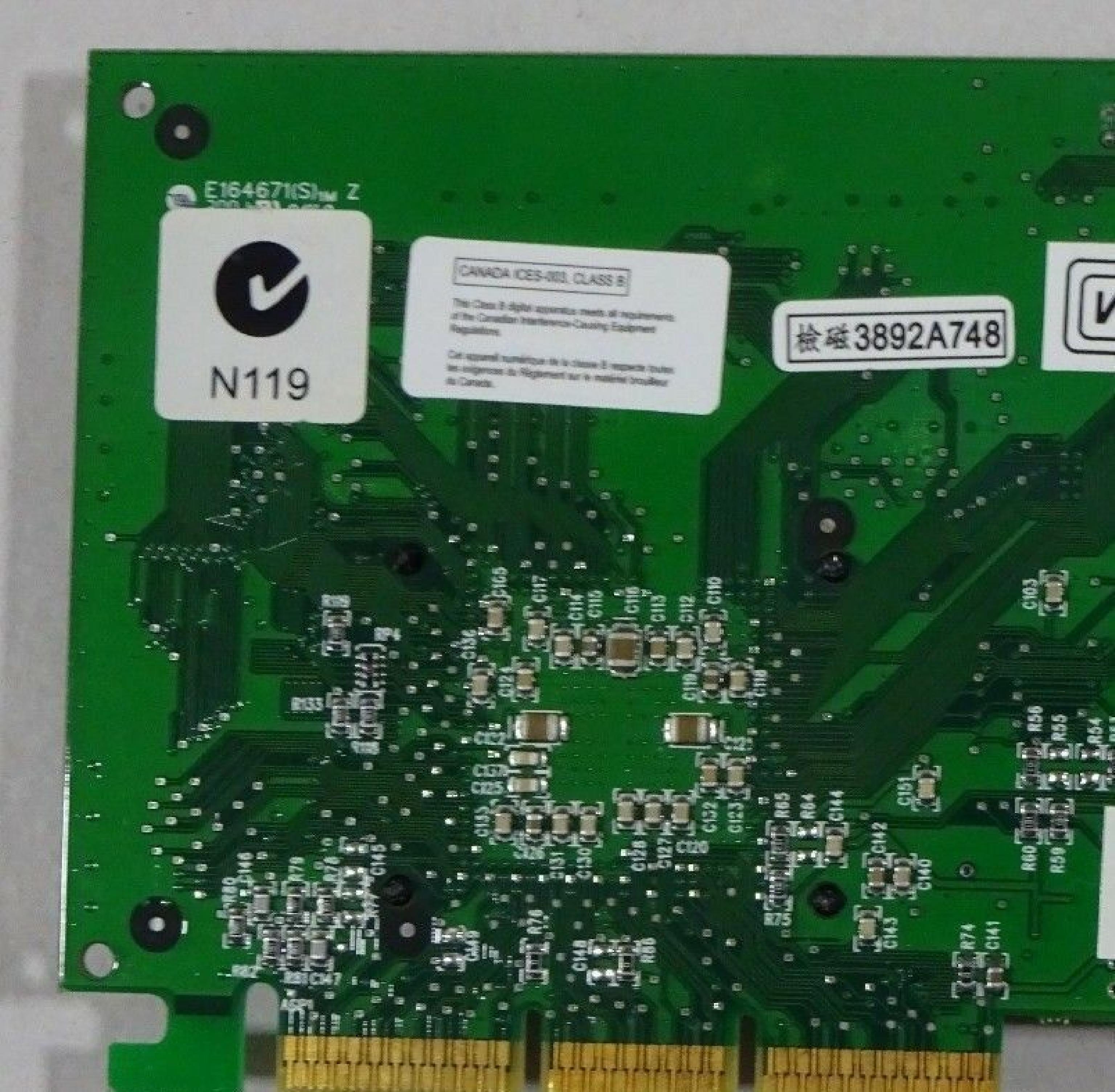 NVIDIA 180-P0016-0000-B 16MB AGP VIDEO CARD WITH VGA OUTPUT CAR