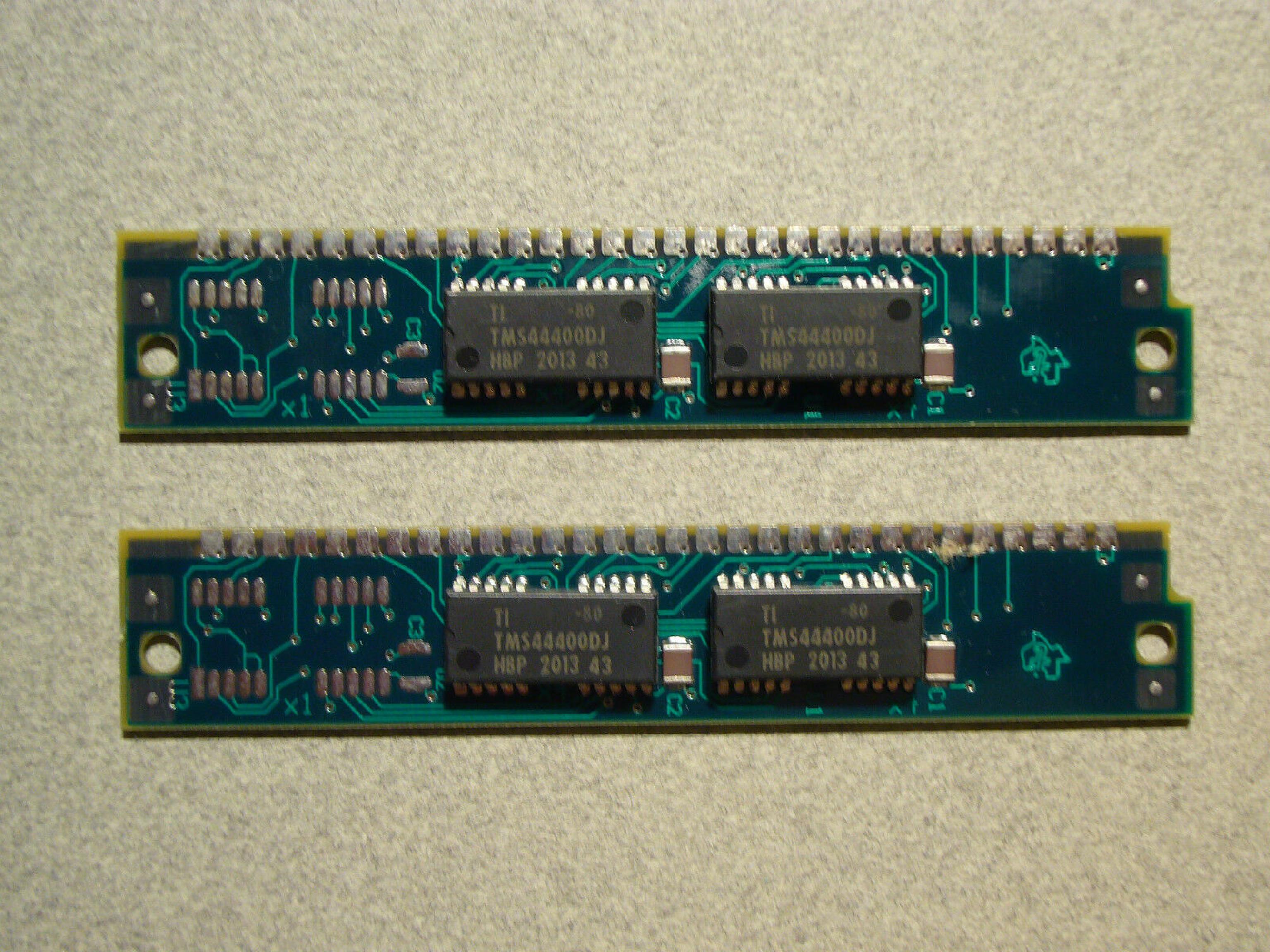 OKI M514400A-70SJ 72 PIN SIMM 24 CHIP 30PIN WITH PARITY