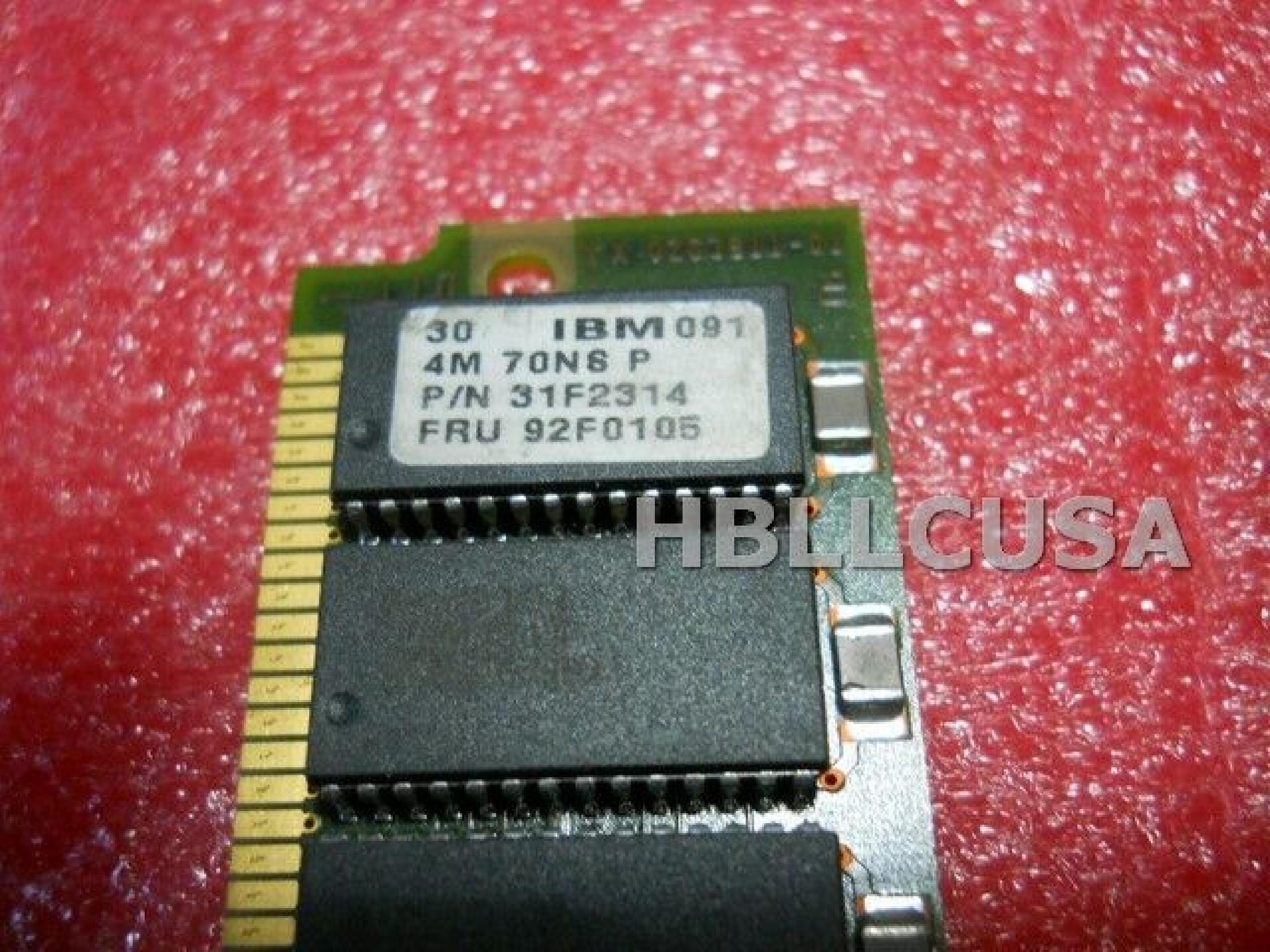 IBM 92F0105 72 PIN SIMM 12 CHIP PS/2 4MB 70NS 72PIN