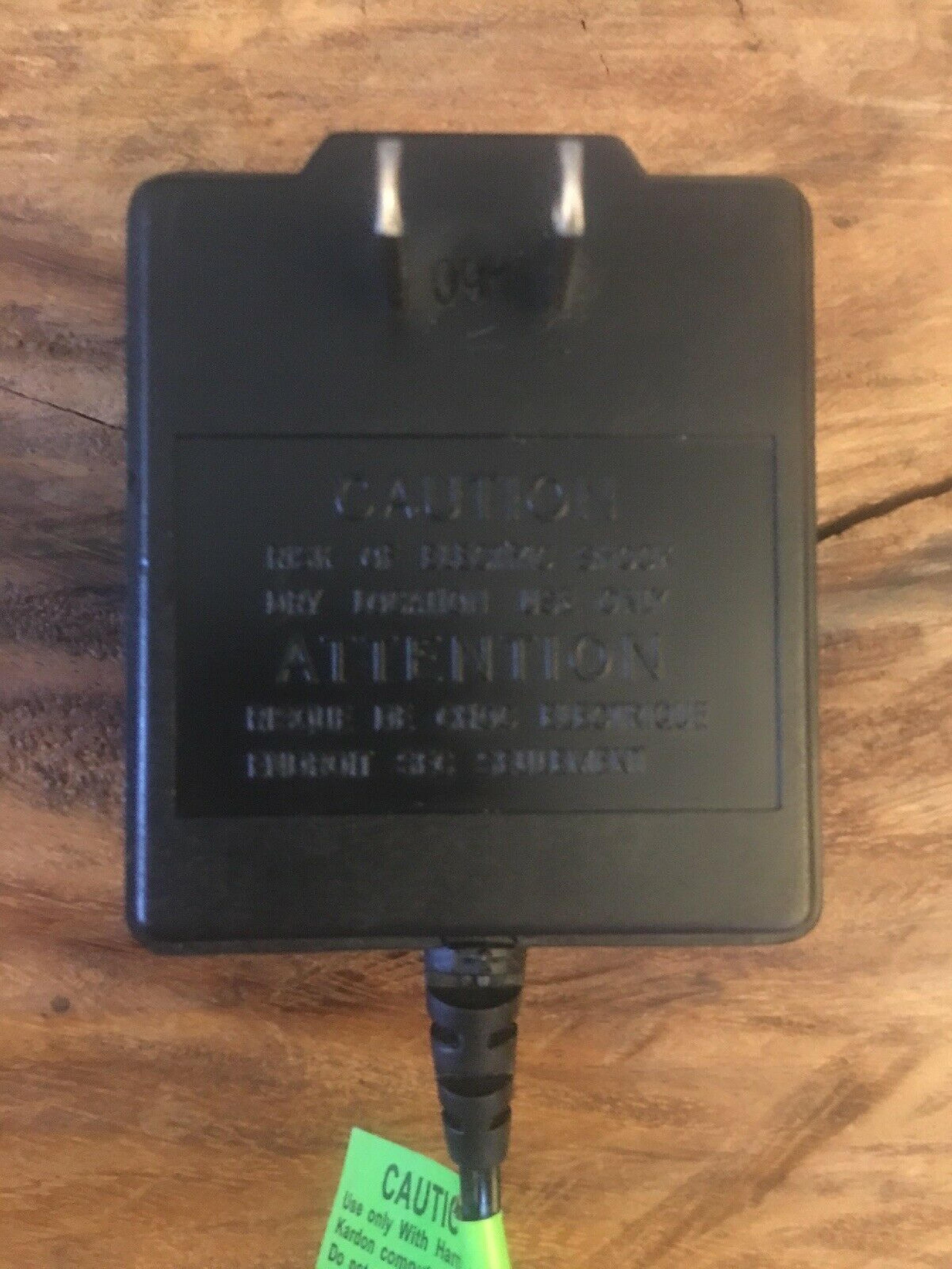 HARMAN KARDON A4815110T AC ADAPTER 15VAC 1.1A OD:5.5MM ID:2MM BARREL CONNECTOR 6FOOT CABLE OUTSIDE POLE:NEGATIVE FOR 06941V