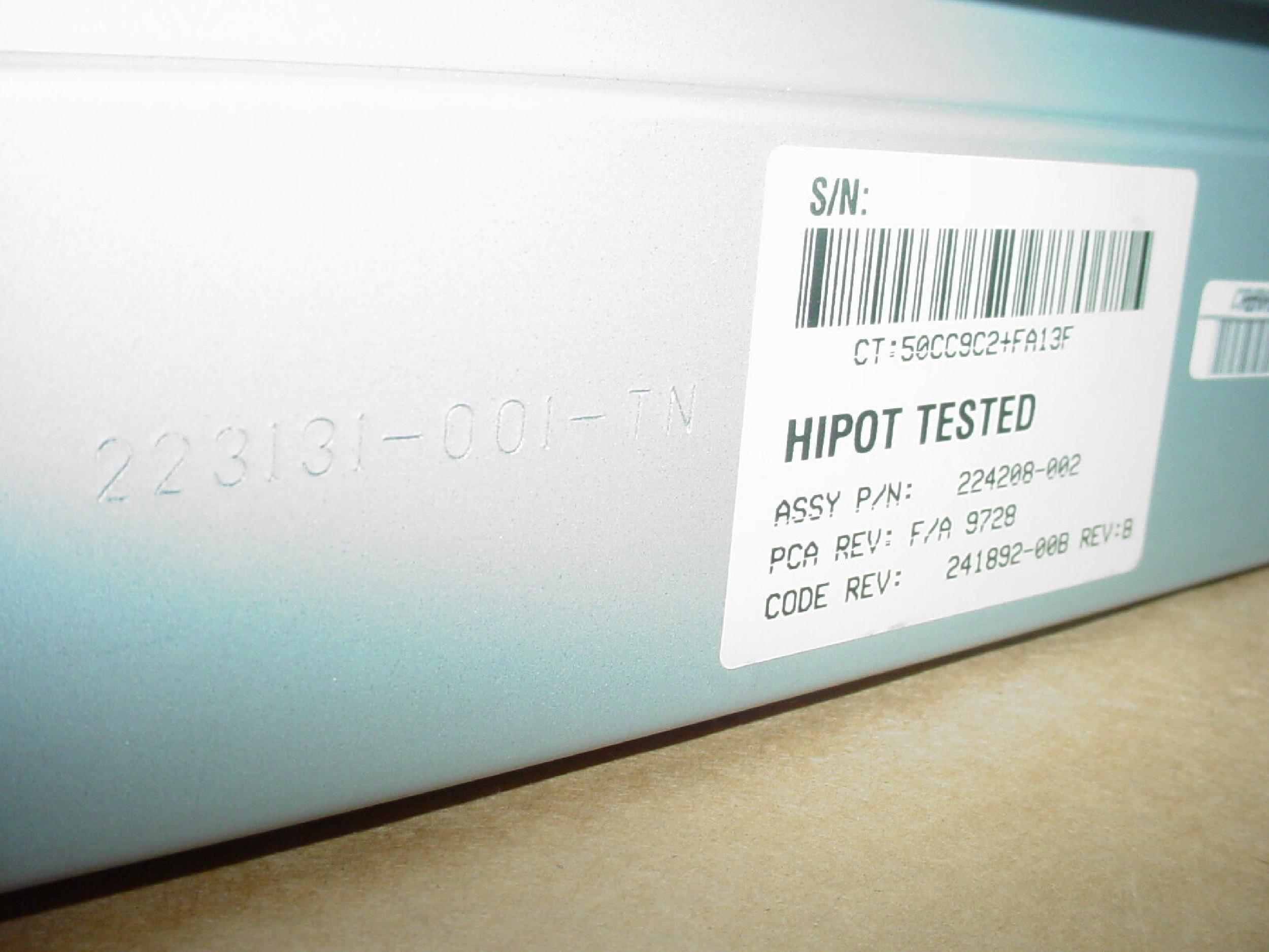 COMPAQ / HEWLETT PACKARD / HP 224208-002 350W POWER SUPPLY HOT SWAP