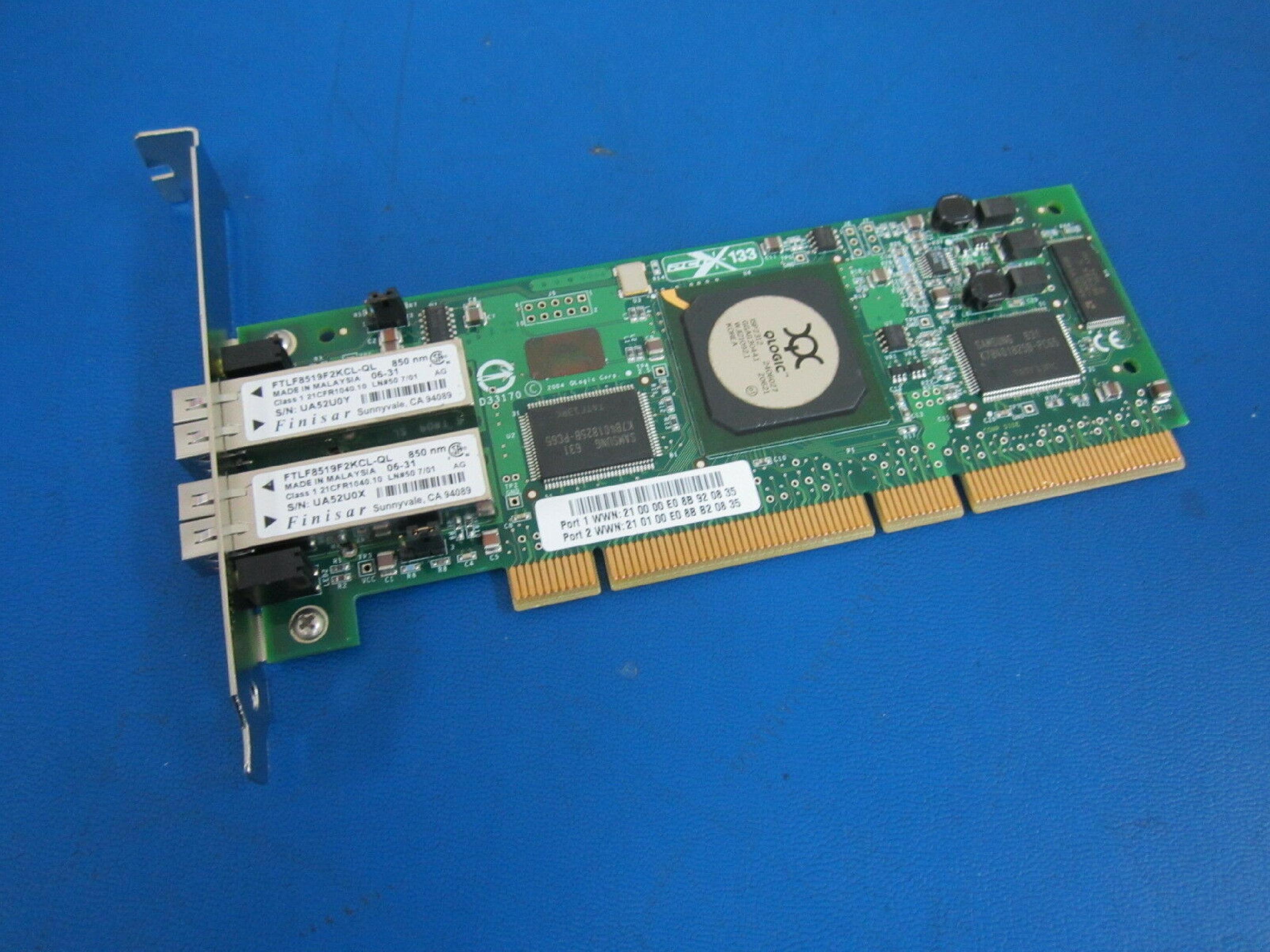 QLOGIC / GLOGIC FC5010409 TOTALSTORAGE 2GB SINGLE PORT FC 133 HOST AD PCI-X FIBRE CARD