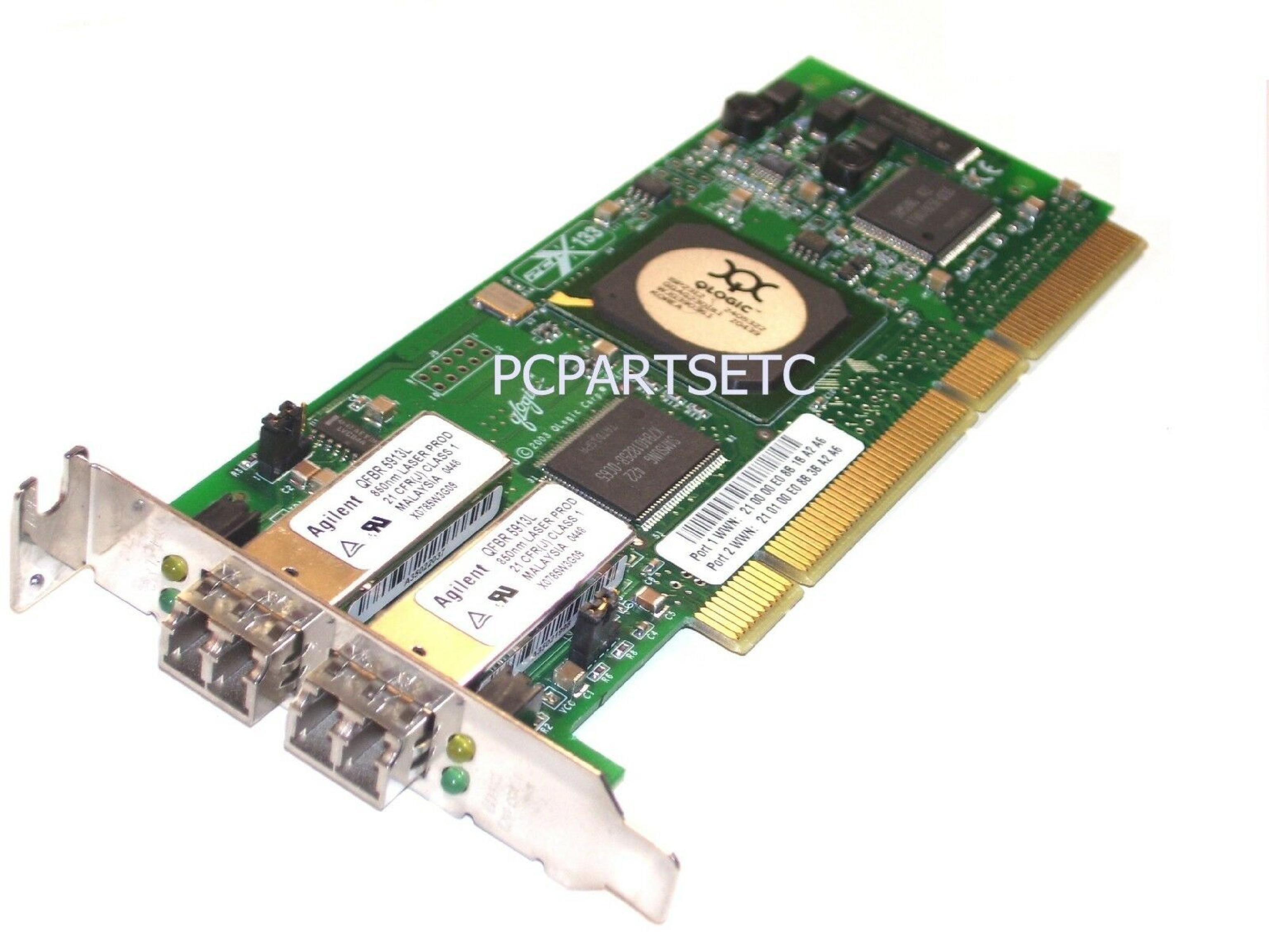 QLOGIC / GLOGIC FC5010409 TOTALSTORAGE 2GB SINGLE PORT FC 133 HOST AD PCI-X FIBRE CARD