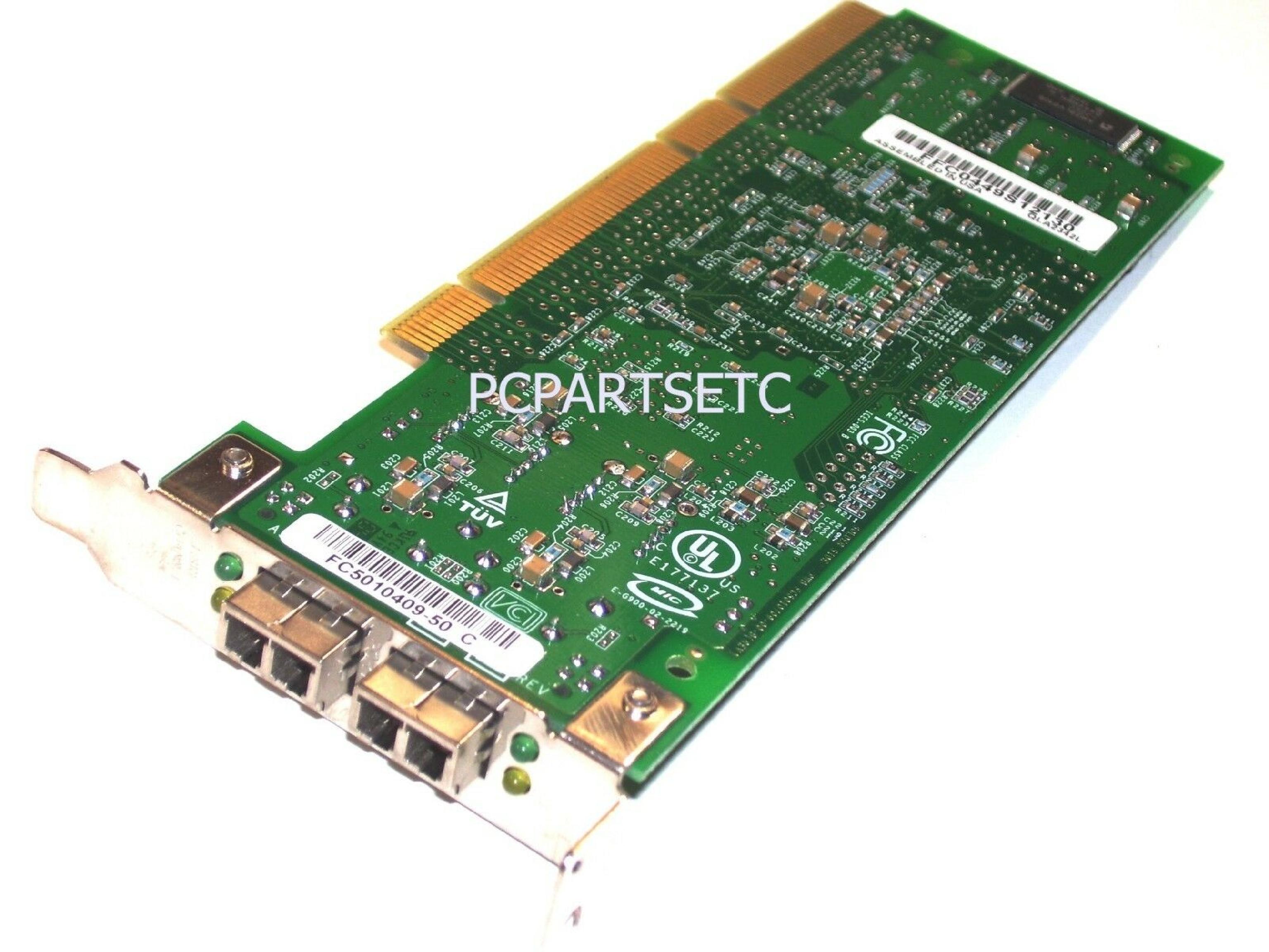 QLOGIC / GLOGIC FC5010409 TOTALSTORAGE 2GB SINGLE PORT FC 133 HOST AD PCI-X FIBRE CARD