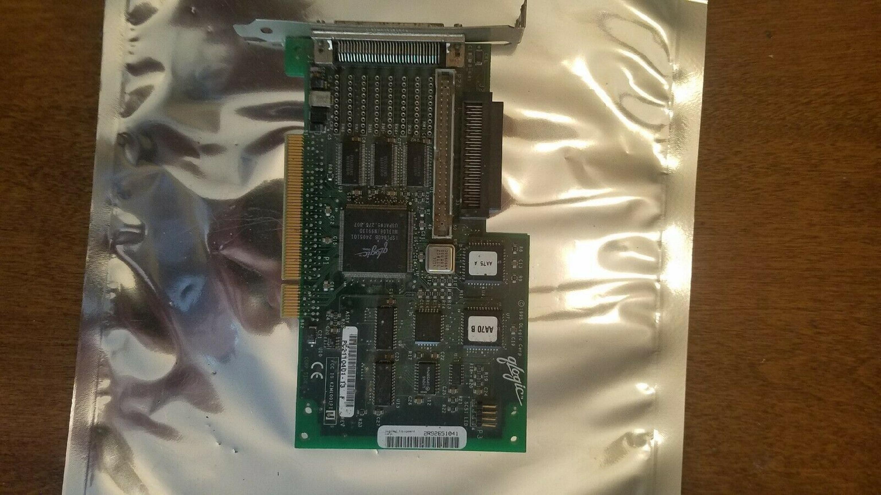 QLOGIC / DEC / DIGITAL EQUIPMENT CORPORATION KZPBA-CY PCI DIFFERENTIAL SCSI CONTROLLER 68 PIN WIDE