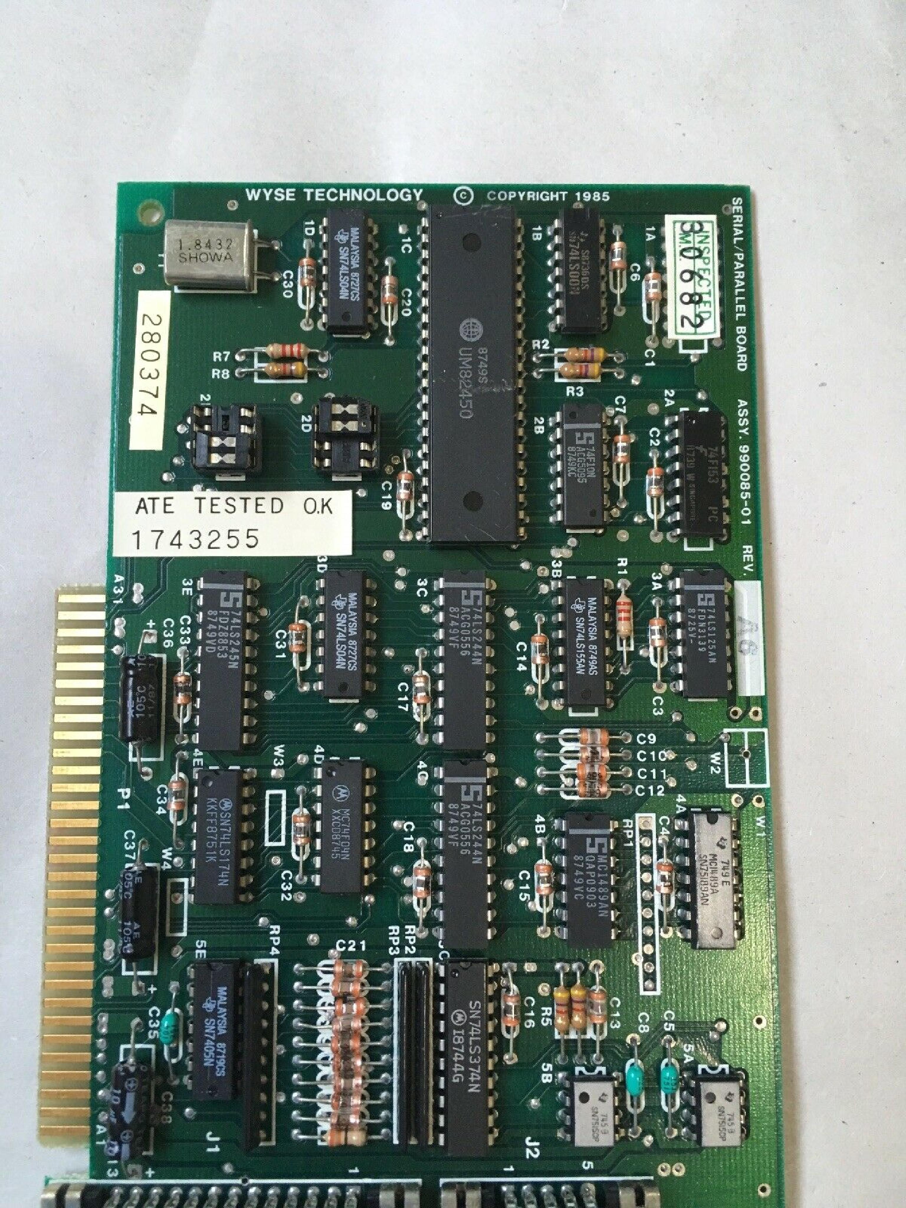 WYSE TECHNOLOGY 990085-01 PCBA SERIAL/PARALLEL I/O BOARD