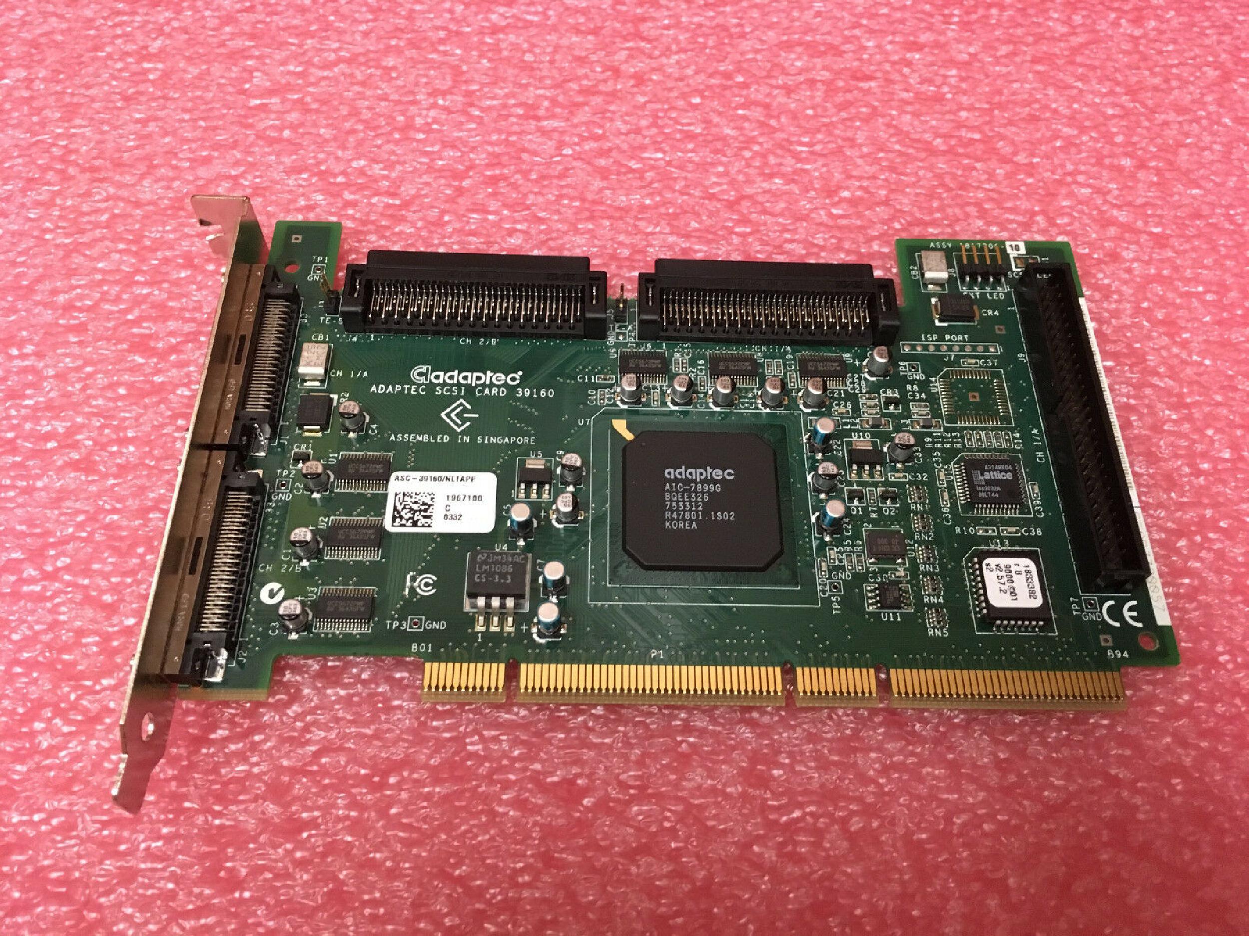 ADAPTEC 111-00024 64 BIT DUAL CHANNEL SCSI U160 CONTROLLER
