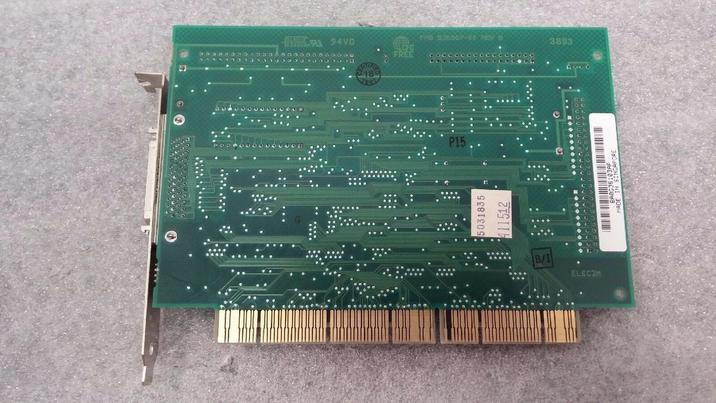 ADAPTEC 536506-02 HIGHLY INTEGRATED EISA-TO-FAST SCSI HOST ADAPTER EISA BUSMASTER